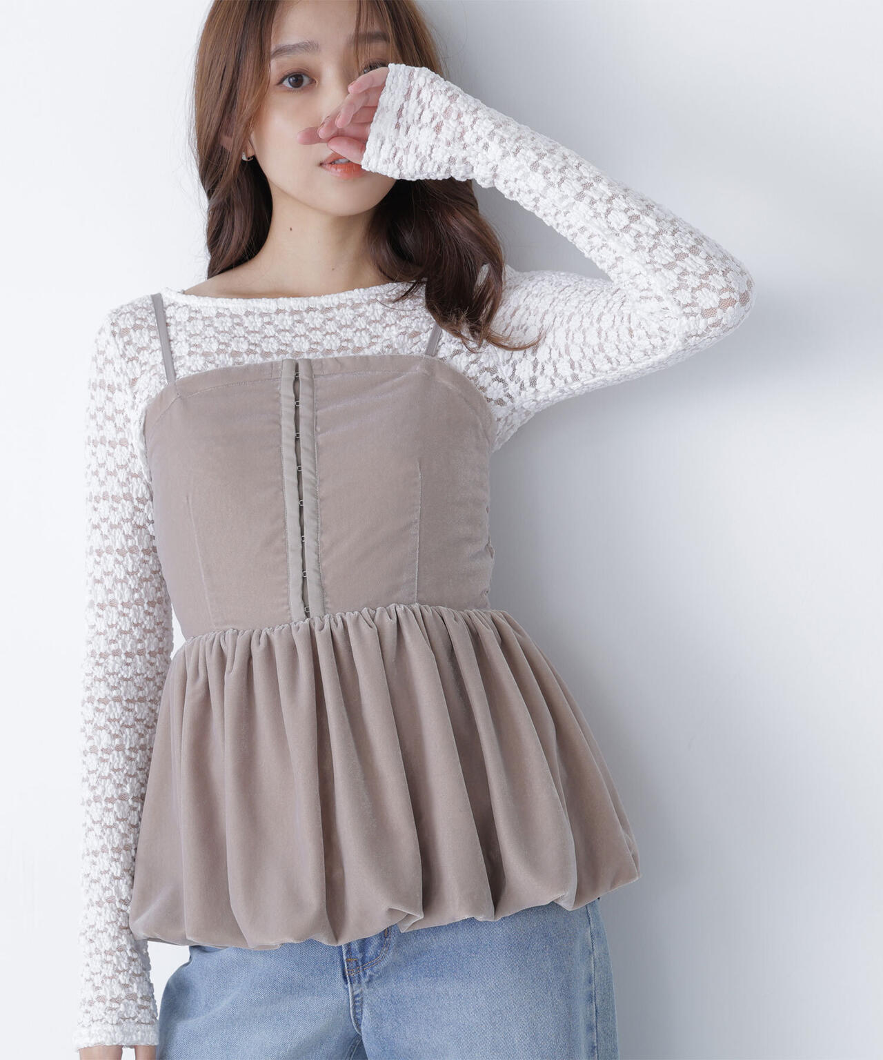 ストレッチレーストップス