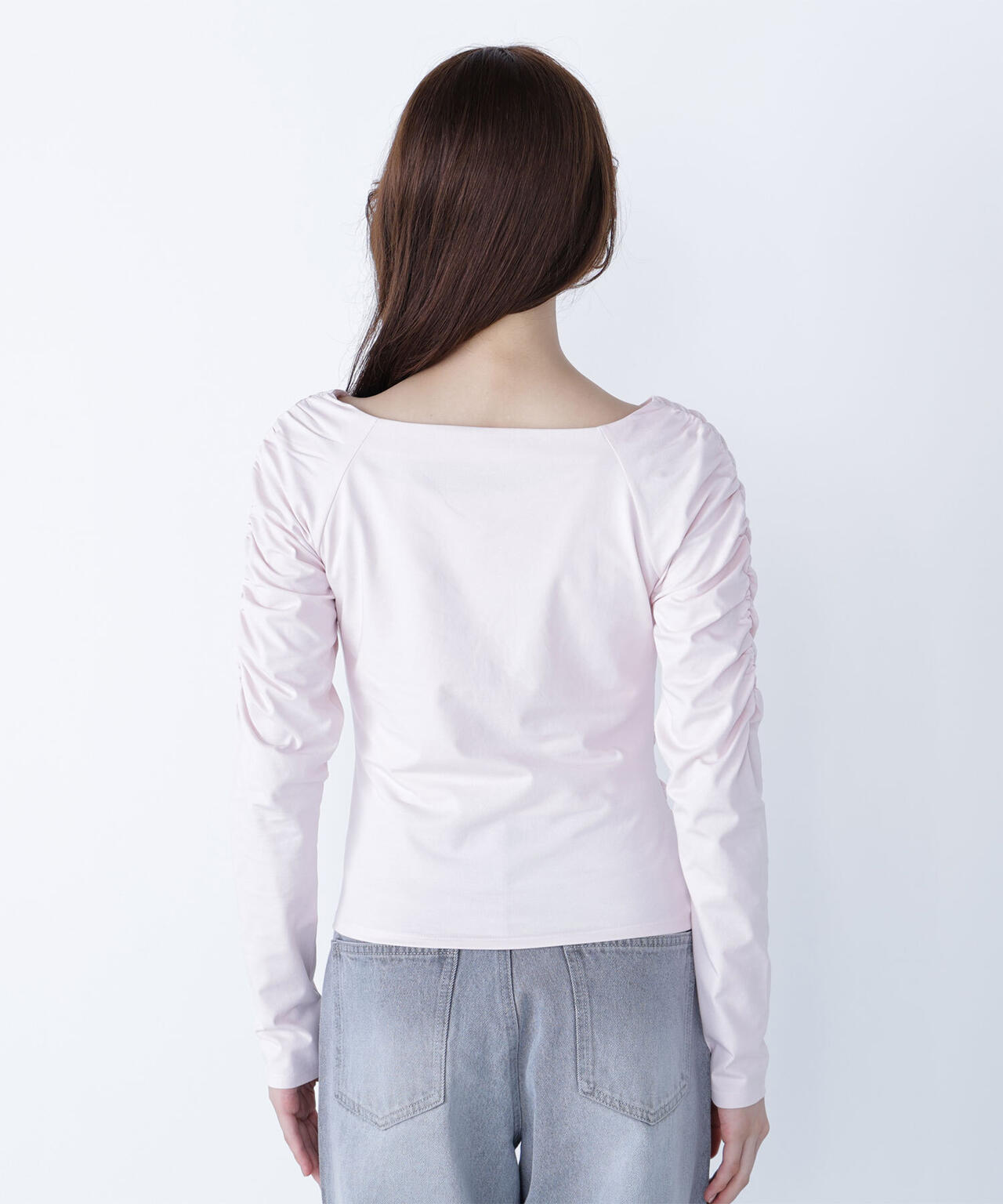 ギャザーカットソー