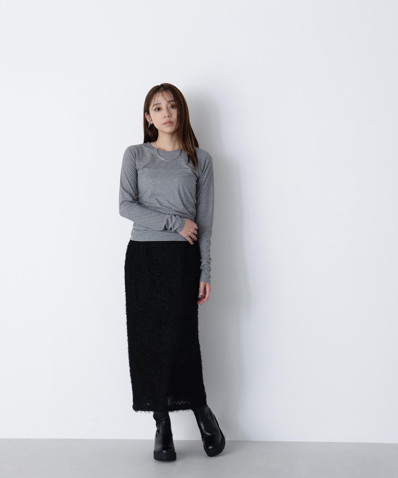 【Oggi掲載】シアーカットソーシリーズ クルーネック