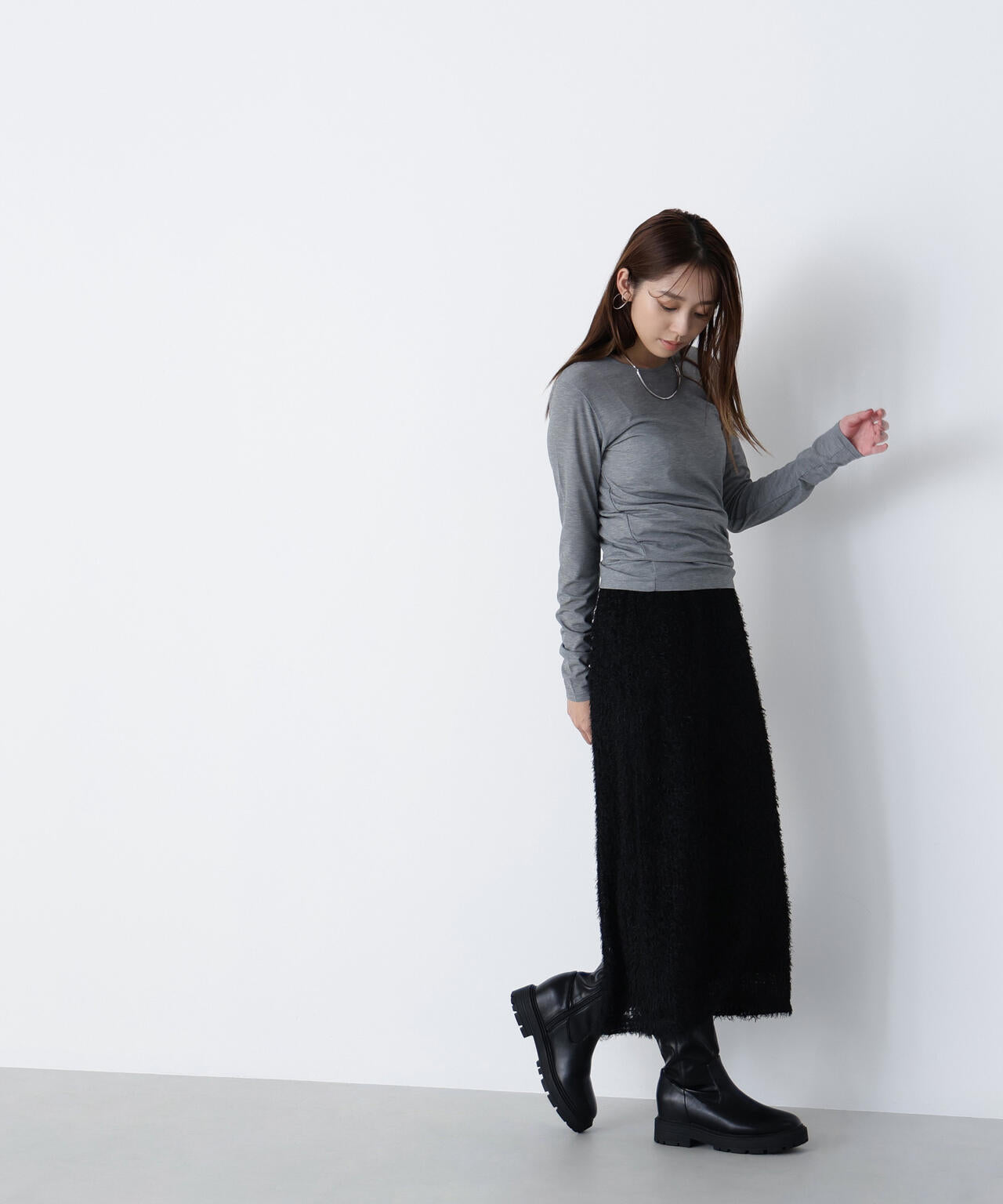 【Oggi掲載】シアーカットソーシリーズ クルーネック