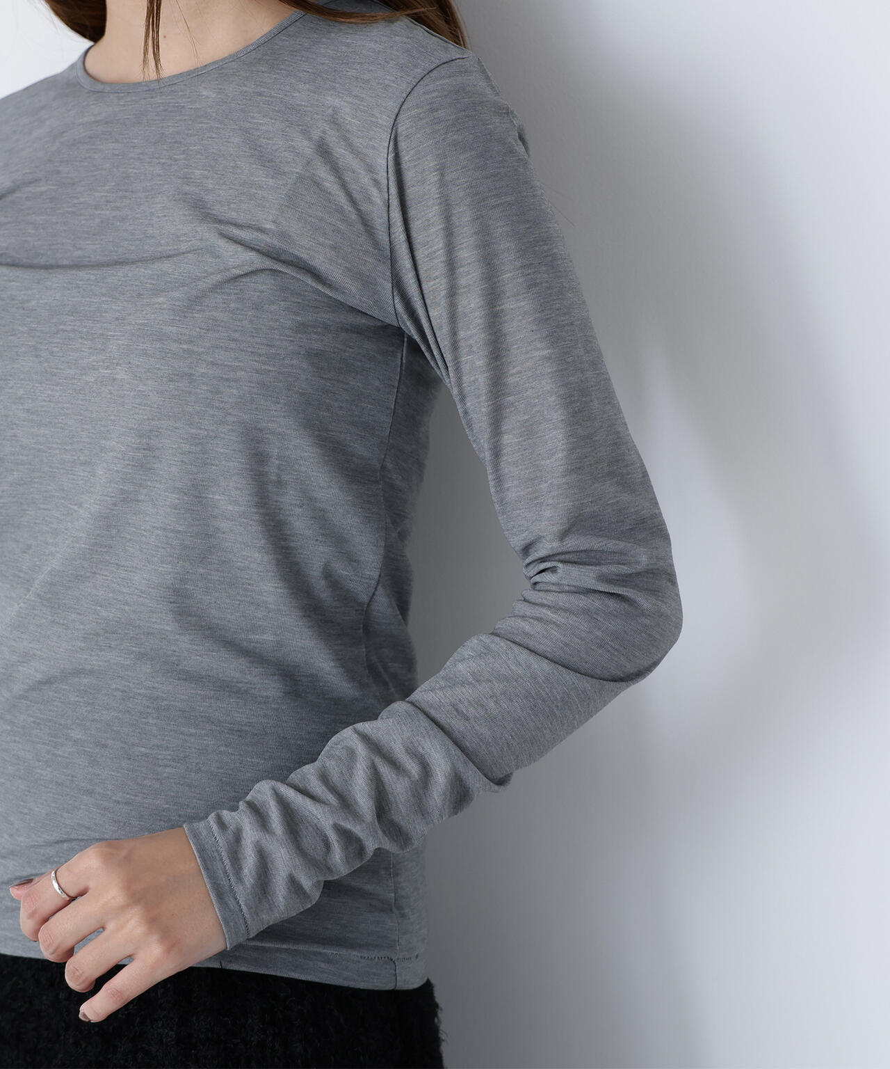 【Oggi掲載】シアーカットソーシリーズ クルーネック