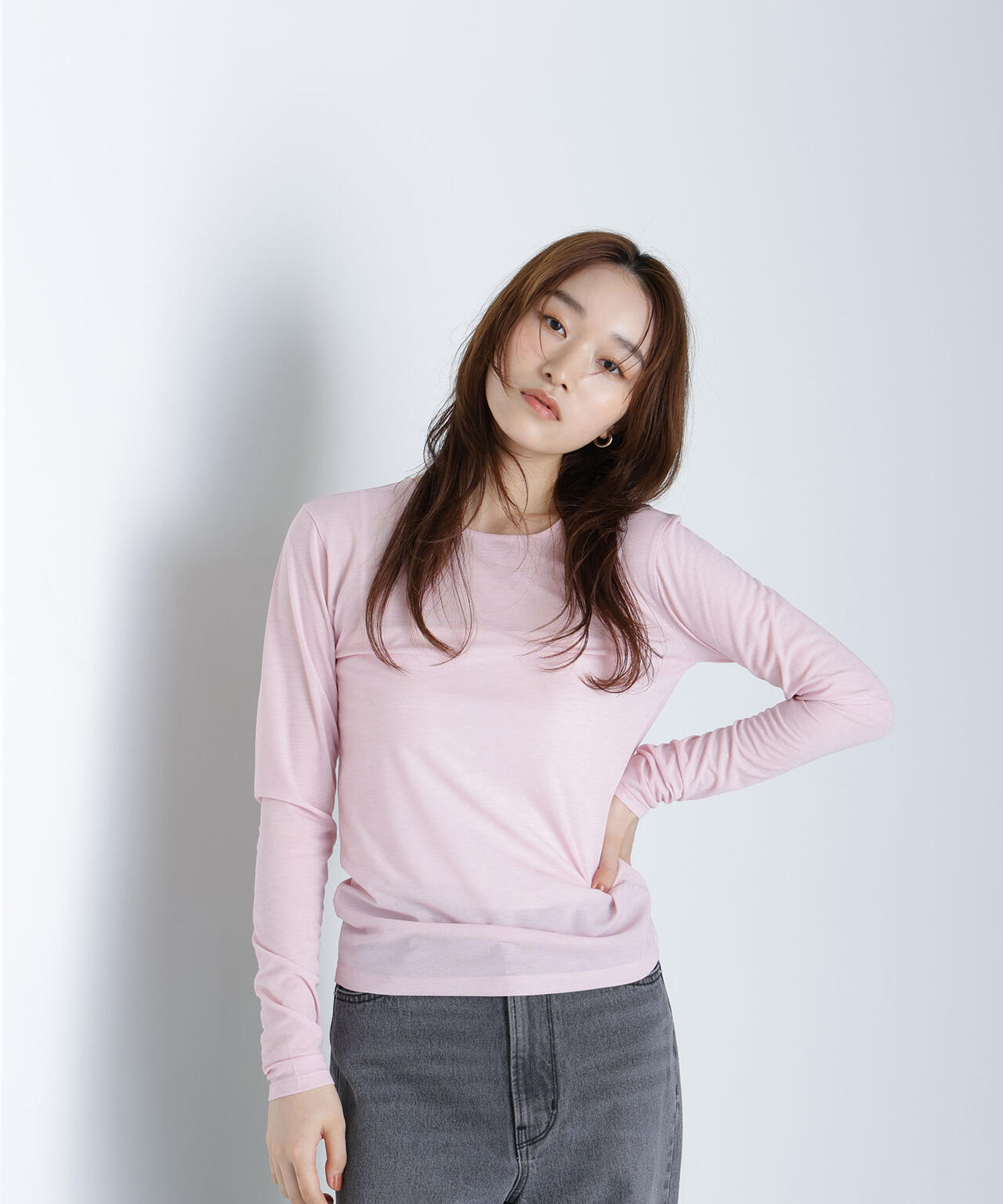 【Oggi掲載】シアーカットソーシリーズ クルーネック