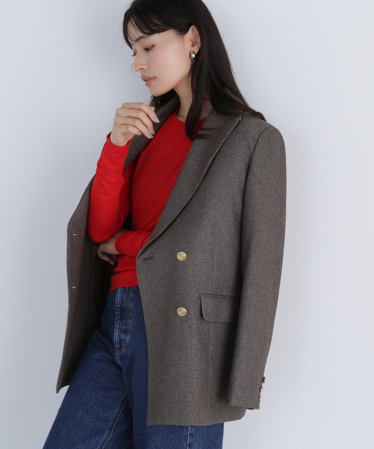 【Oggi掲載】シアーカットソーシリーズ クルーネック