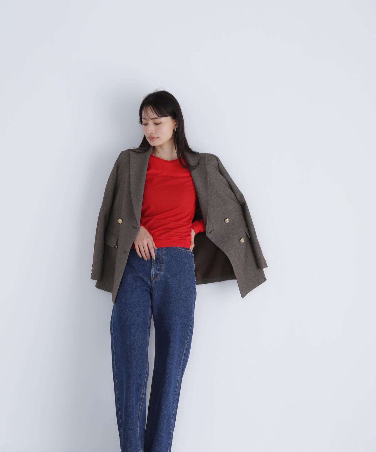 【Oggi掲載】シアーカットソーシリーズ クルーネック