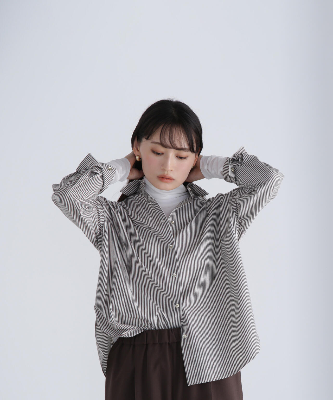 【Oggi掲載】シアーカットソーシリーズ ハイネック