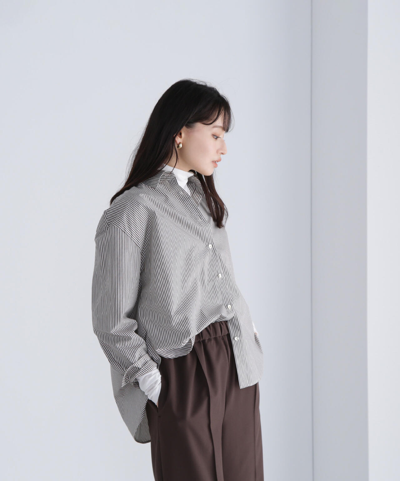 【Oggi掲載】シアーカットソーシリーズ ハイネック