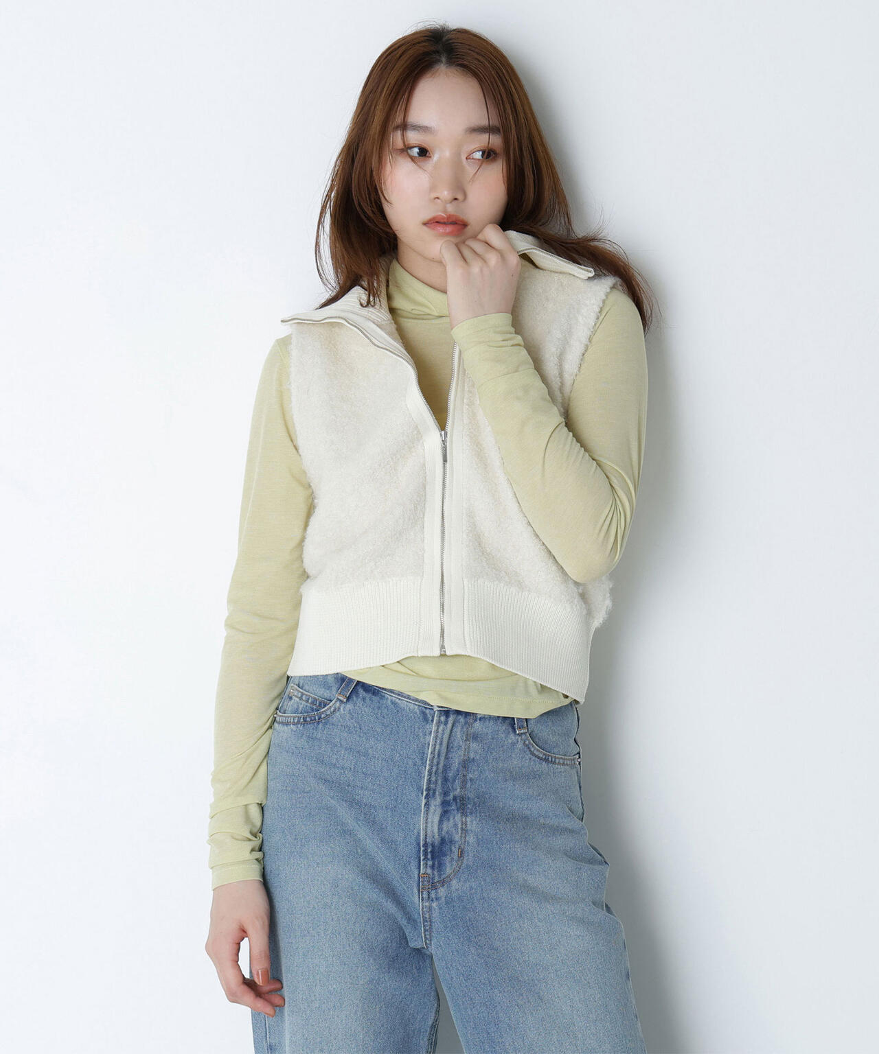 【Oggi掲載】シアーカットソーシリーズ ハイネック