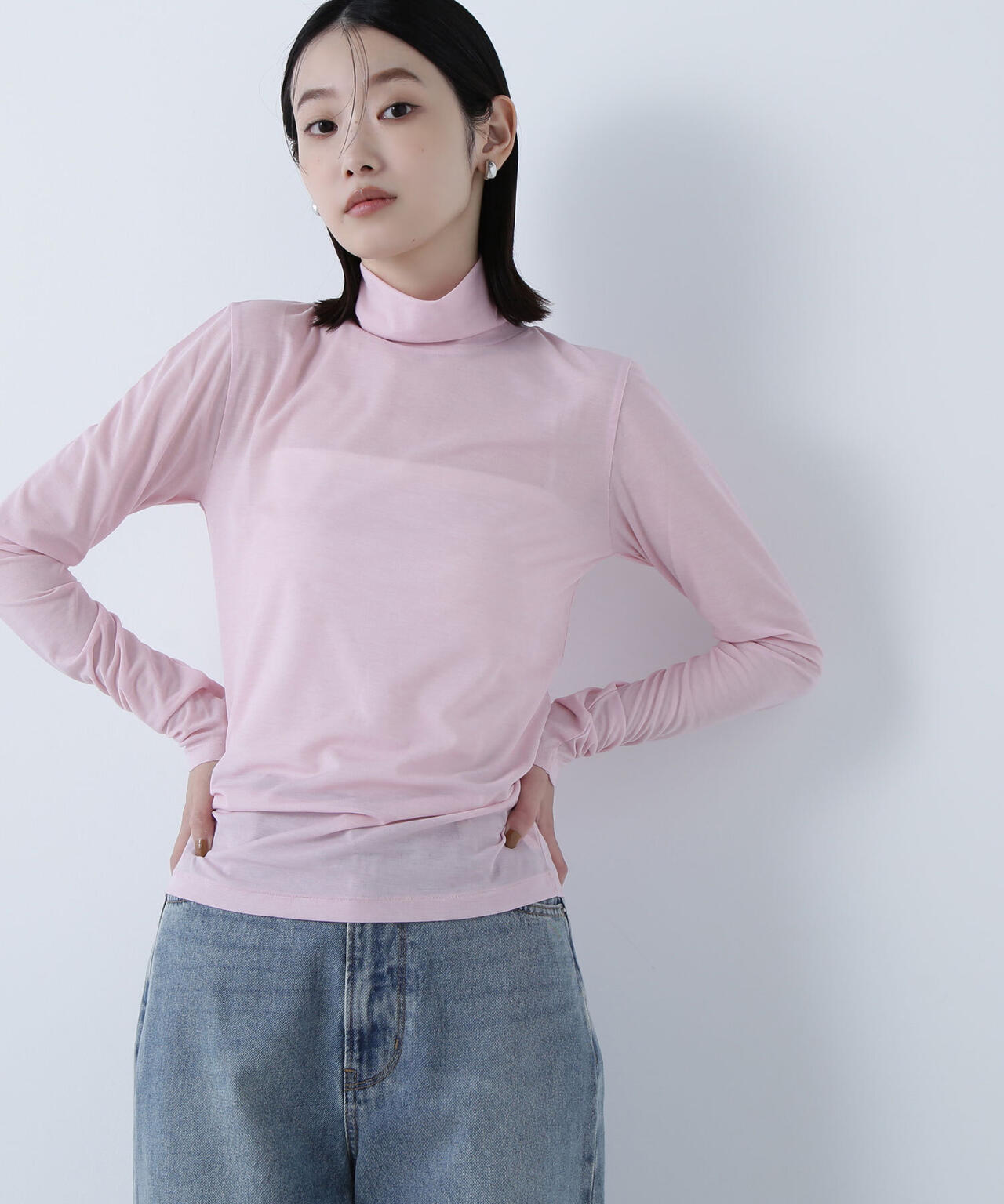 【Oggi掲載】シアーカットソーシリーズ ハイネック