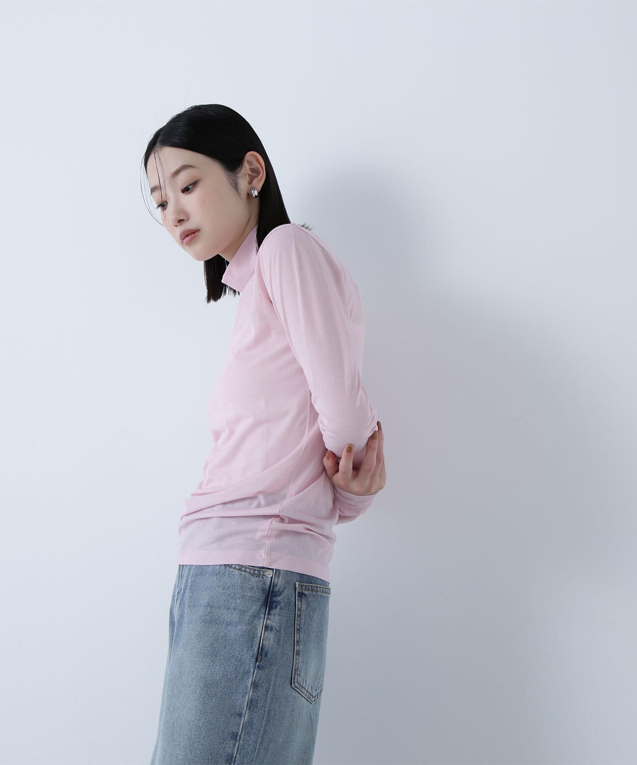 【Oggi掲載】シアーカットソーシリーズ ハイネック