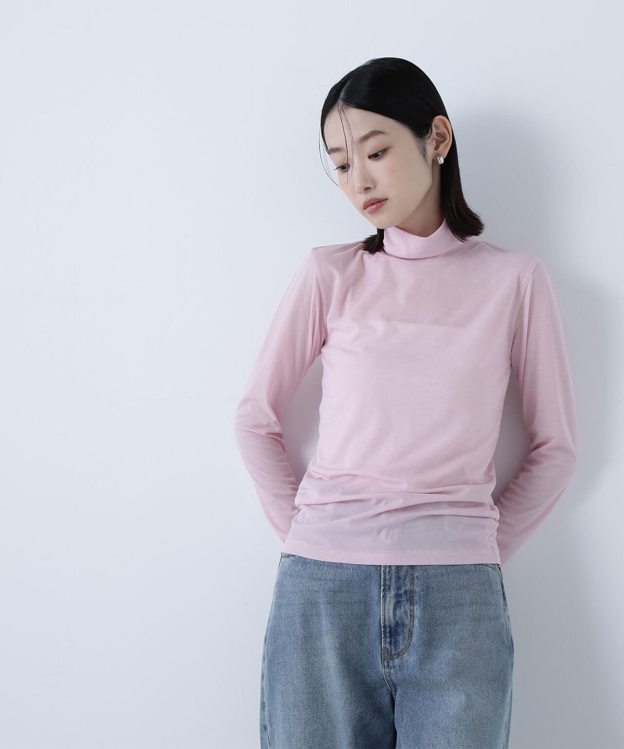 【Oggi掲載】シアーカットソーシリーズ ハイネック