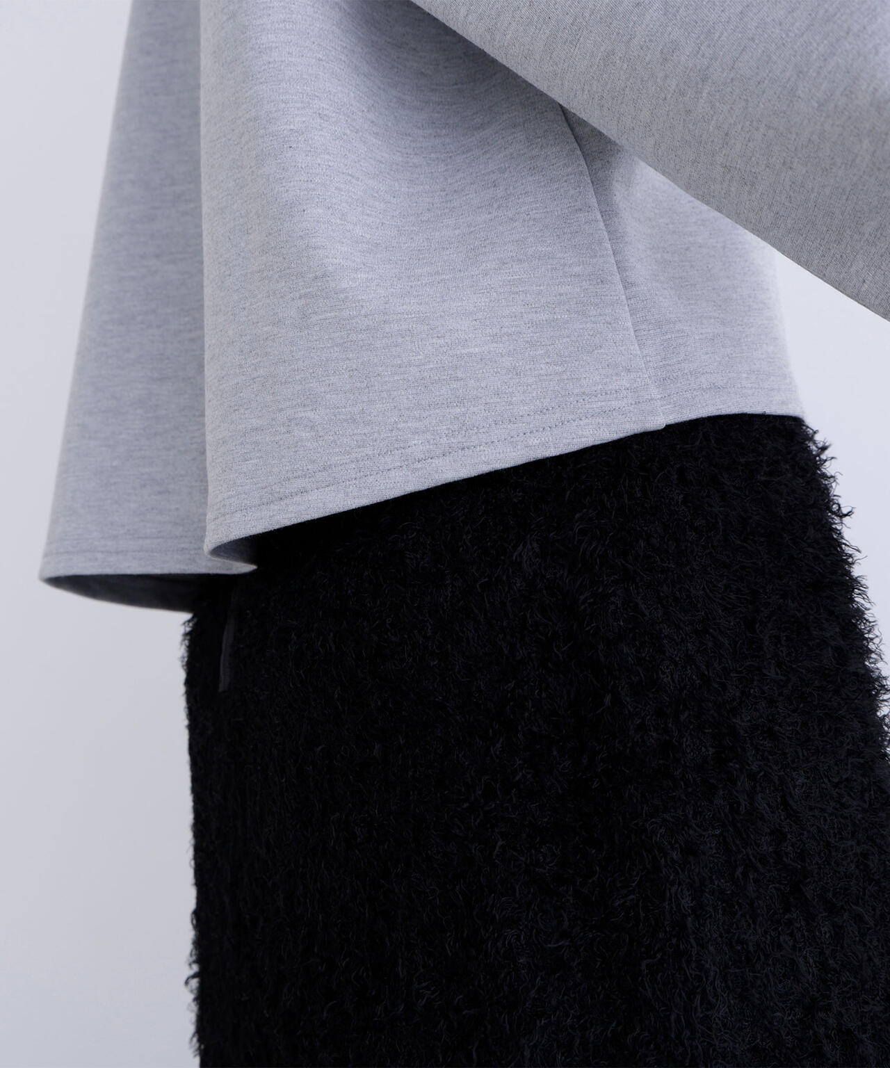 クロップドポロカラートップス