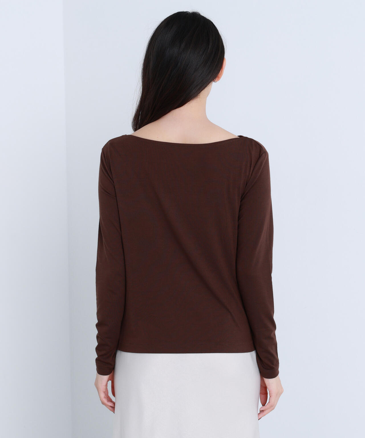 ドレープネックカットソー