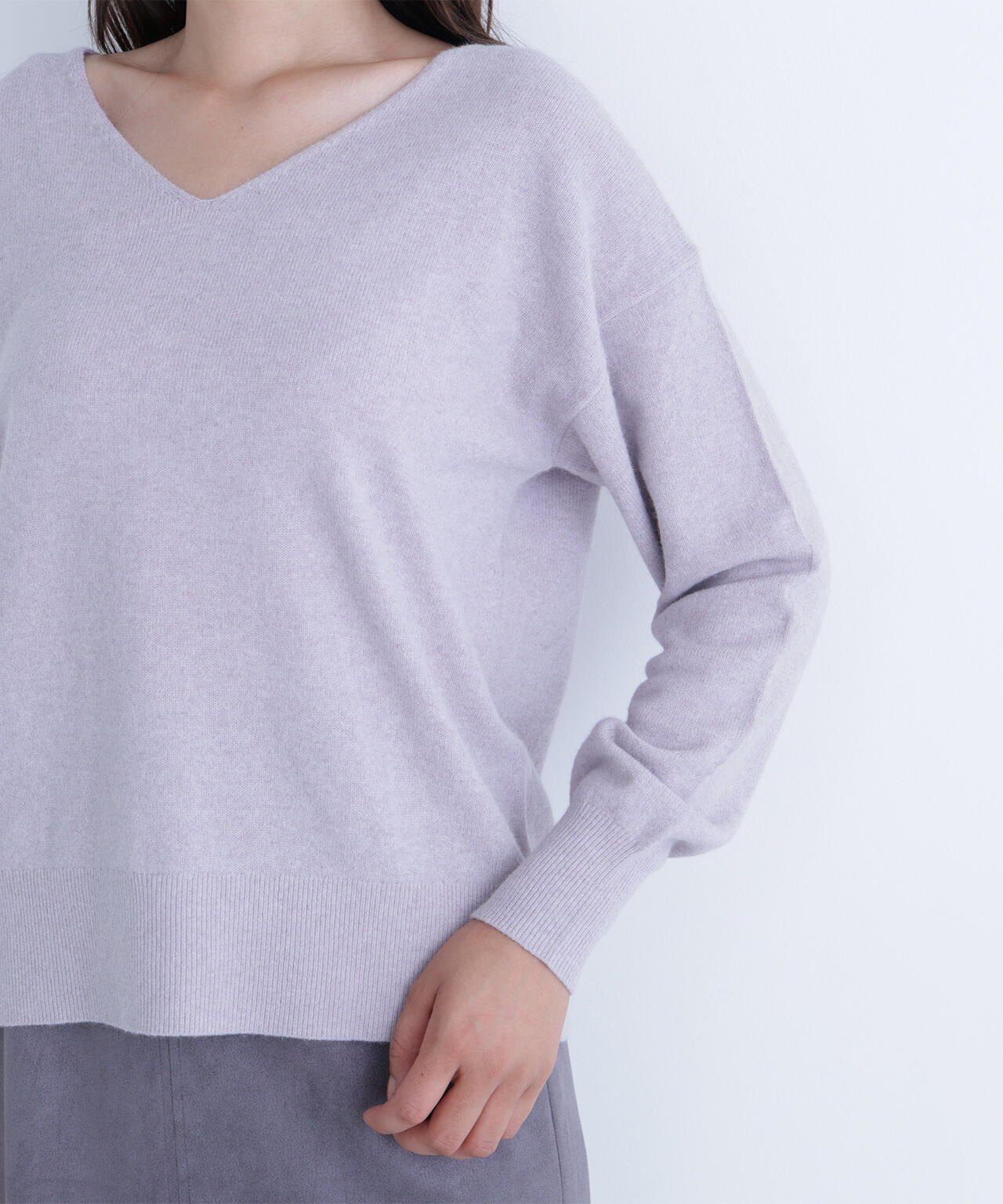 FOX混ジェントリーシリーズ Vネックニット