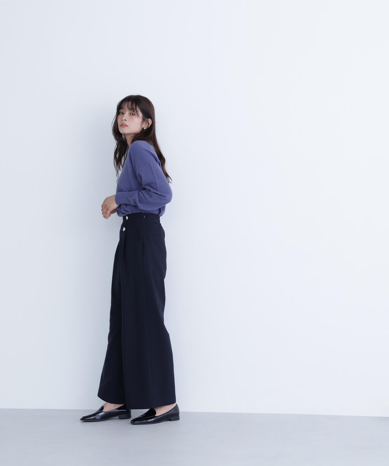 FOX混ジェントリーシリーズ Vネックニット