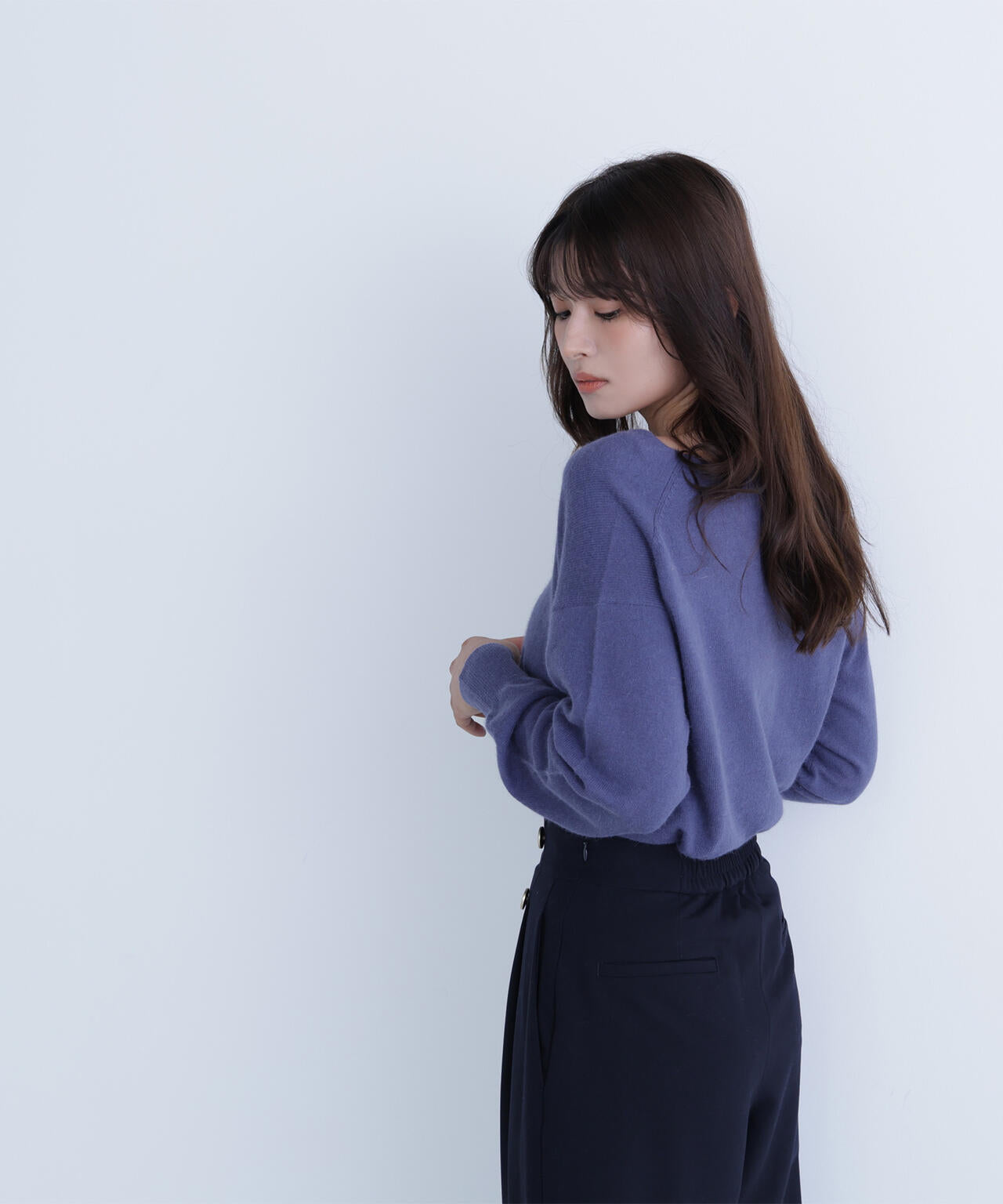 FOX混ジェントリーシリーズ Vネックニット