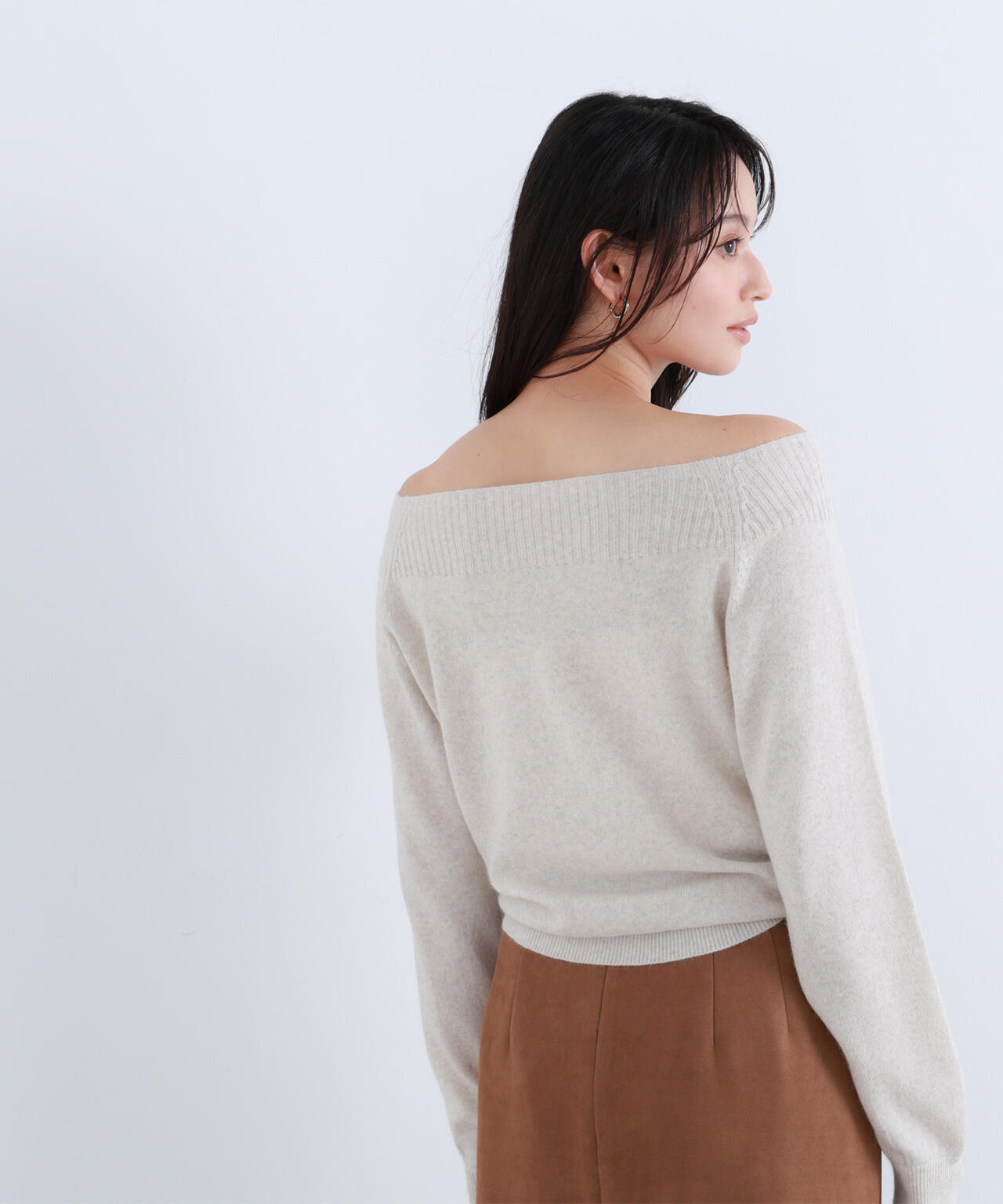 FOX混ジェントリーシリーズ ボートネックニット