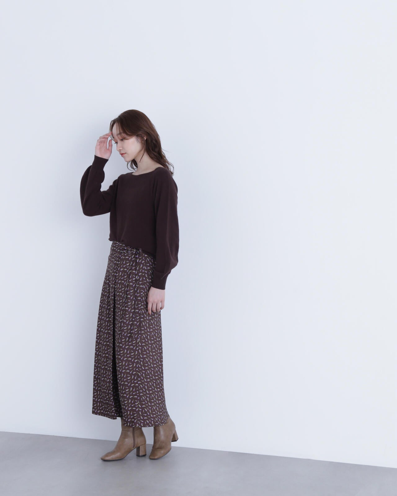 FOX混ジェントリーシリーズ ボートネックニット