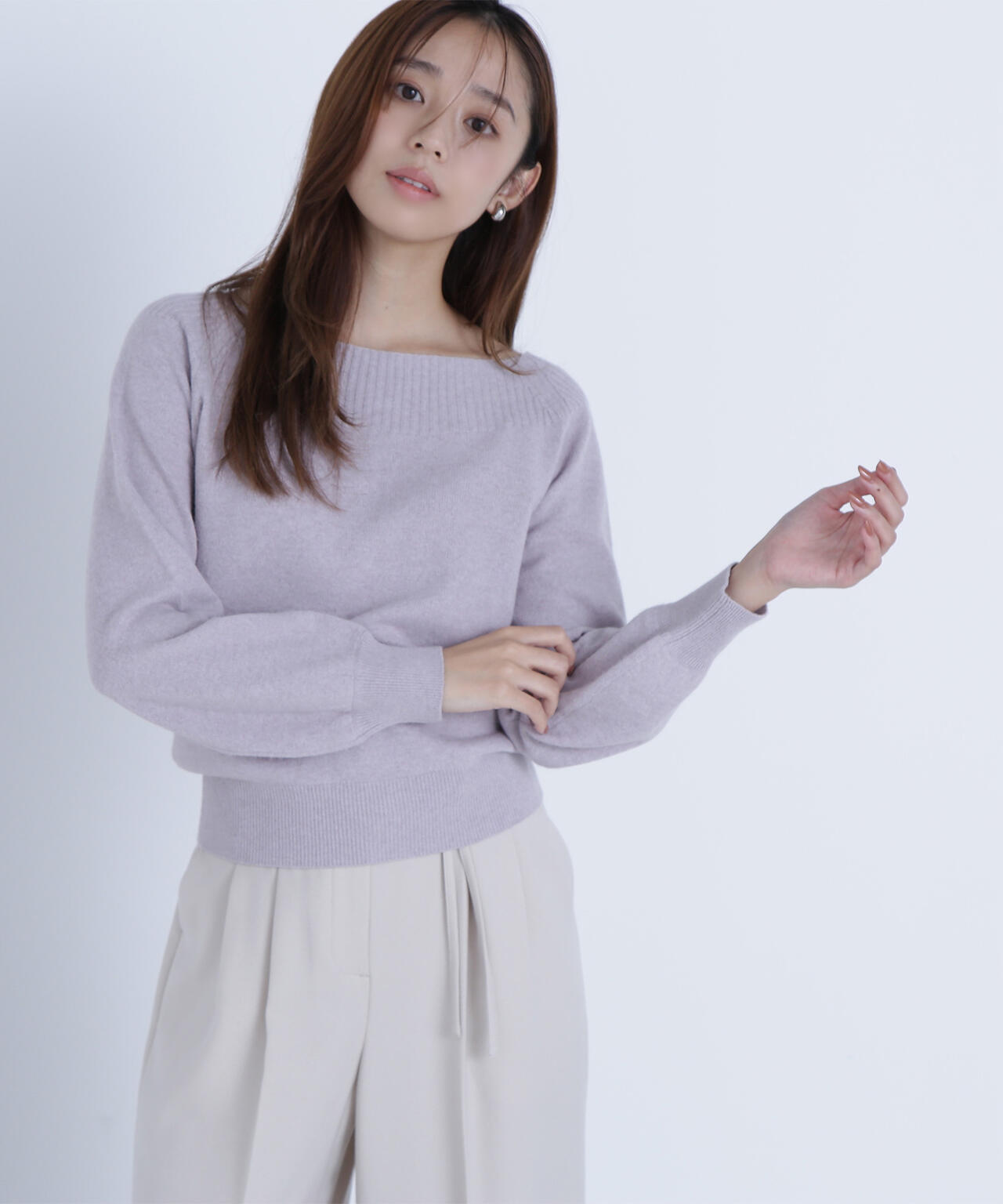 FOX混ジェントリーシリーズ ボートネックニット