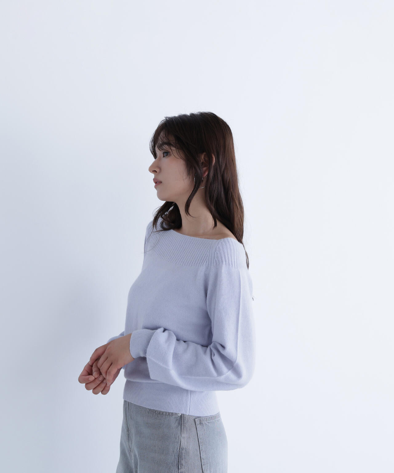 FOX混ジェントリーシリーズ ボートネックニット