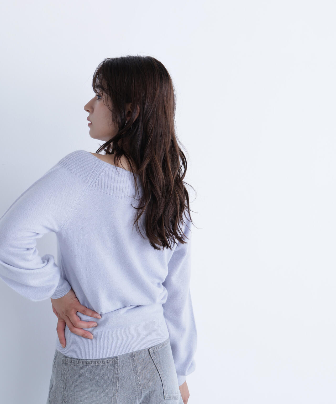 FOX混ジェントリーシリーズ ボートネックニット