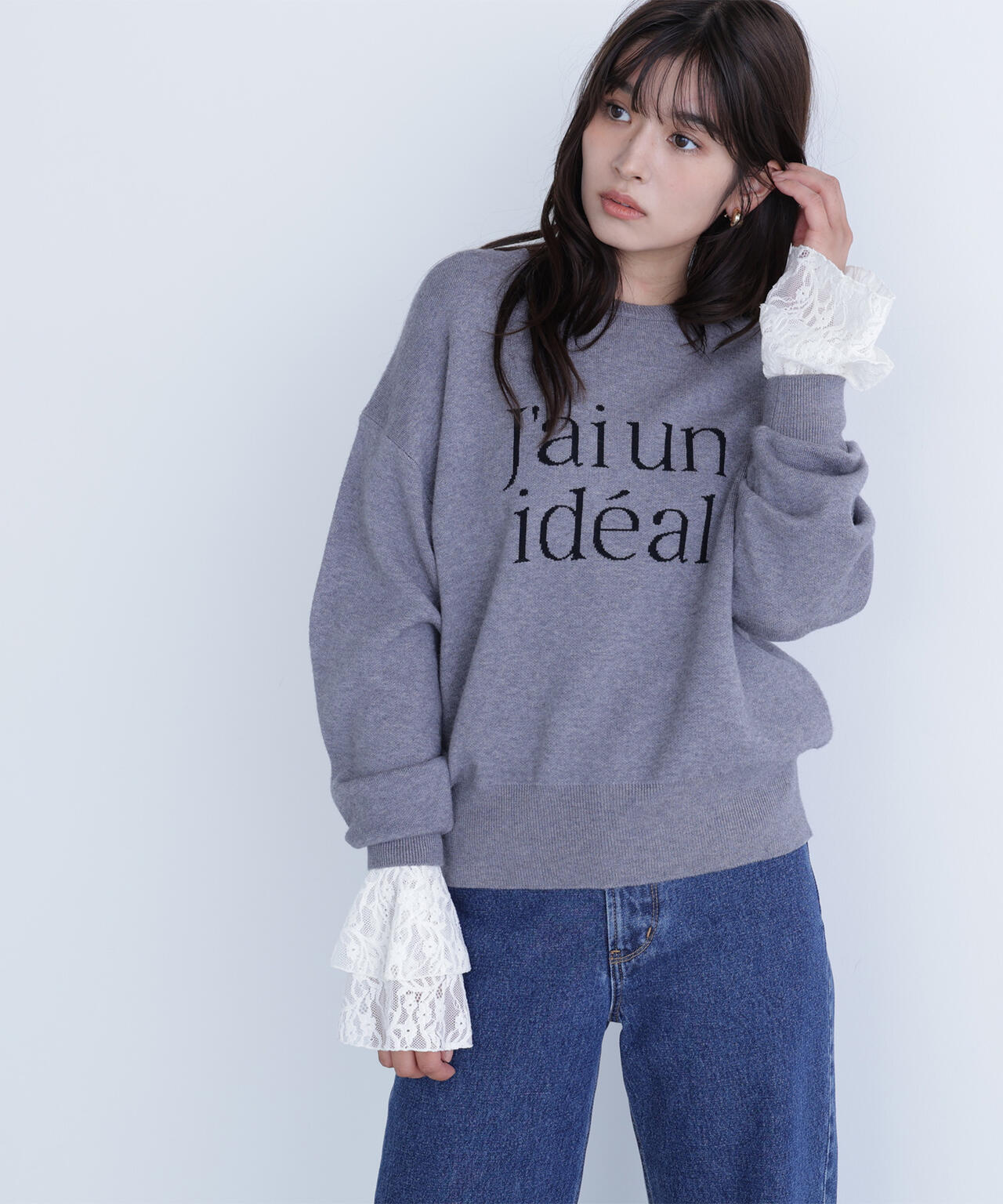 【Oggi掲載】ダブルジャガードロゴニット