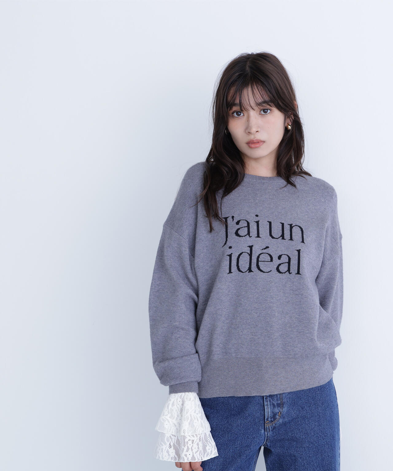 【Oggi掲載】ダブルジャガードロゴニット