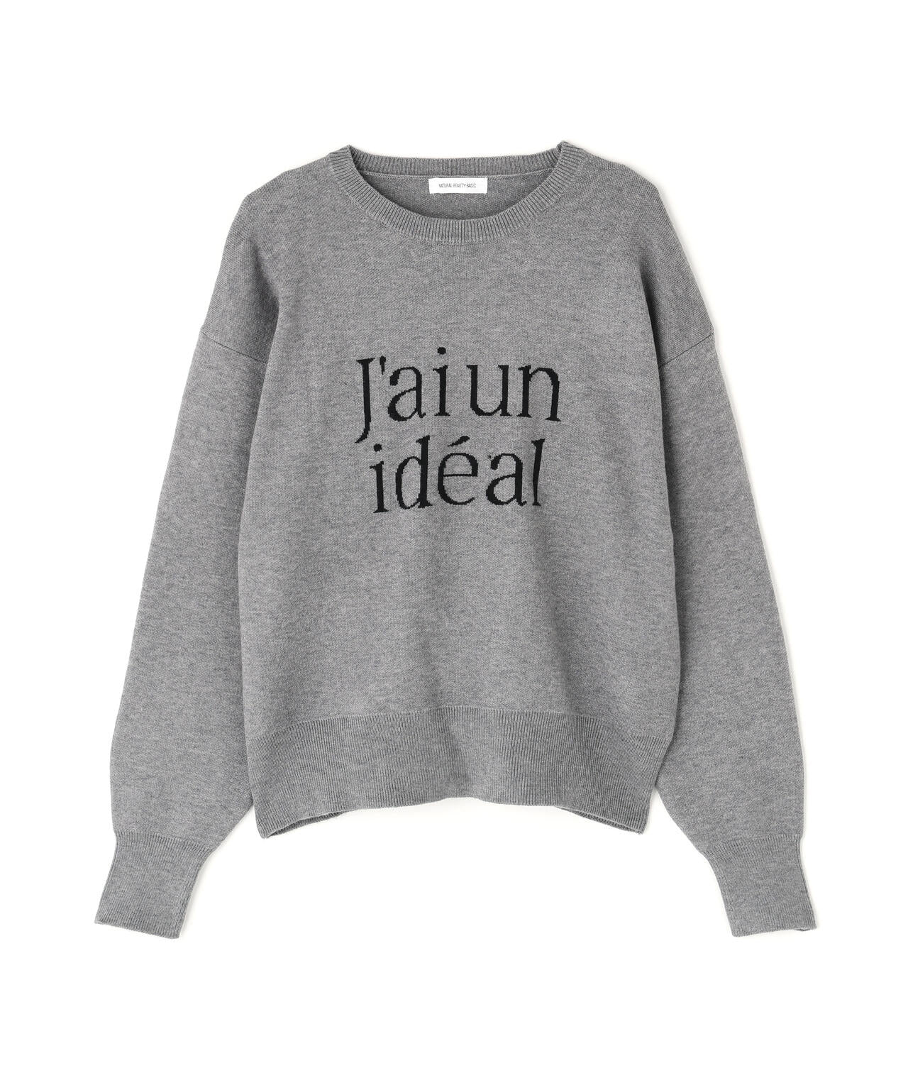 【Oggi掲載】ダブルジャガードロゴニット