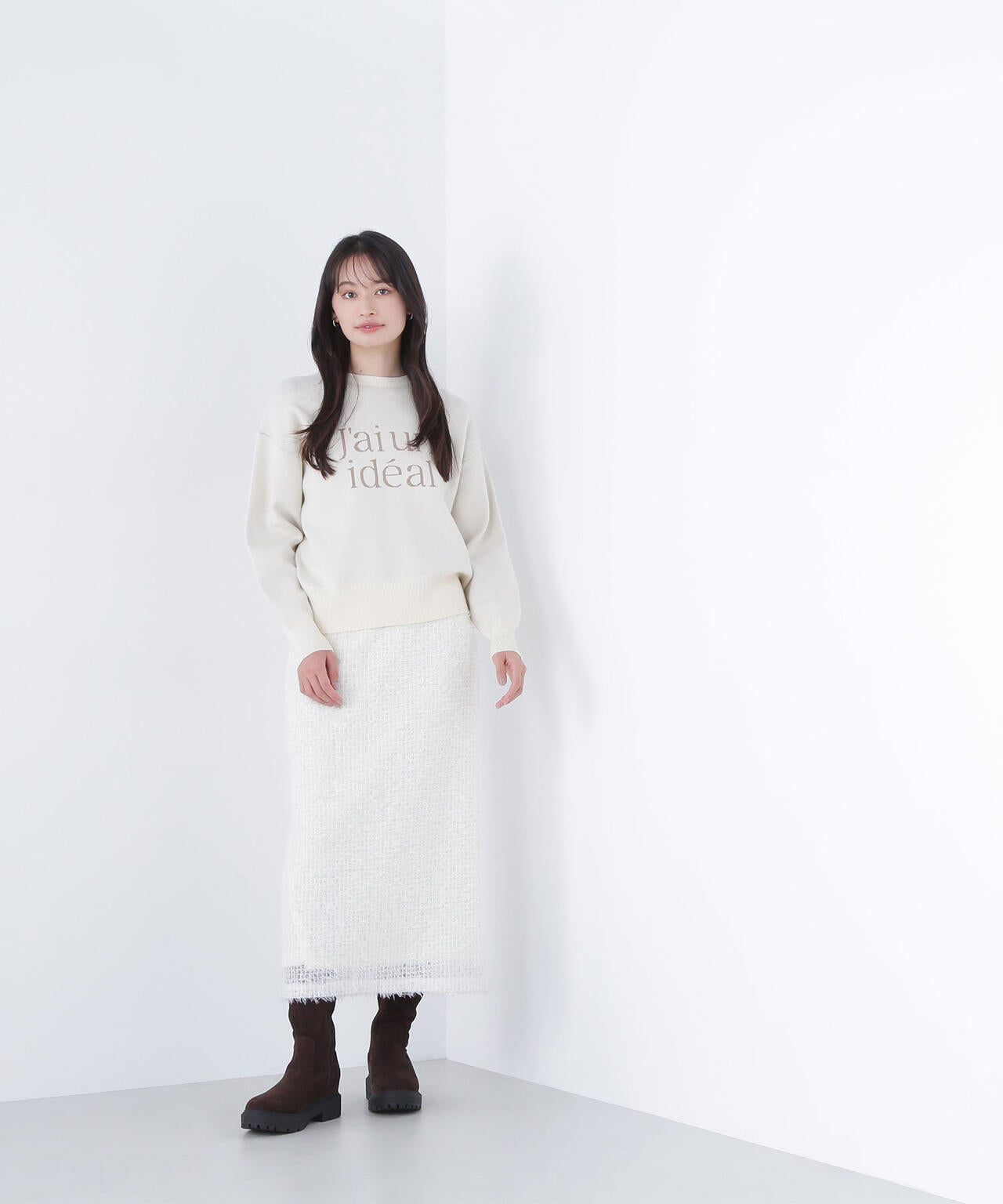 【Oggi掲載】ダブルジャガードロゴニット