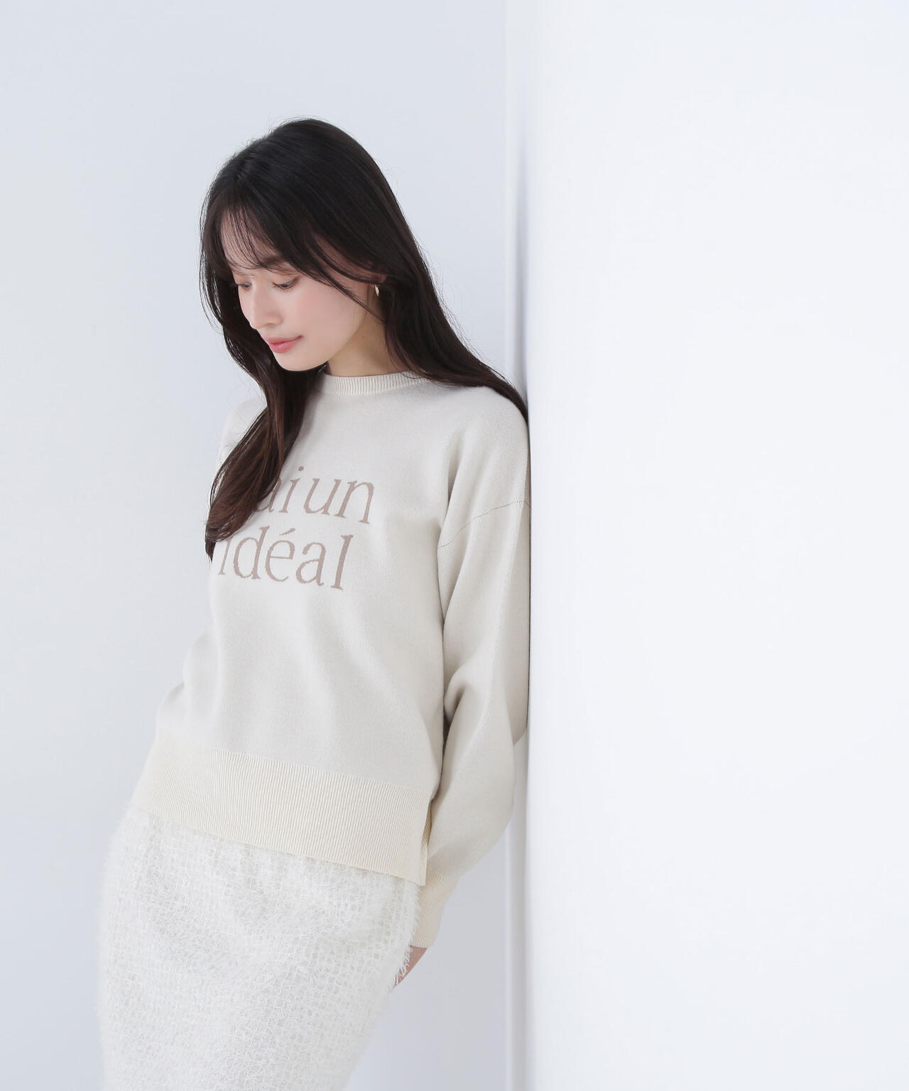 【Oggi掲載】ダブルジャガードロゴニット