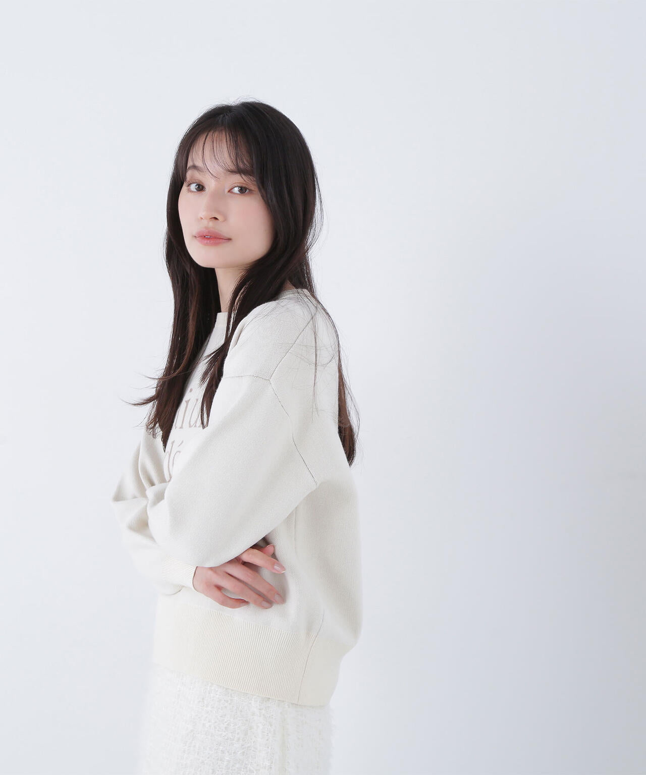 【Oggi掲載】ダブルジャガードロゴニット