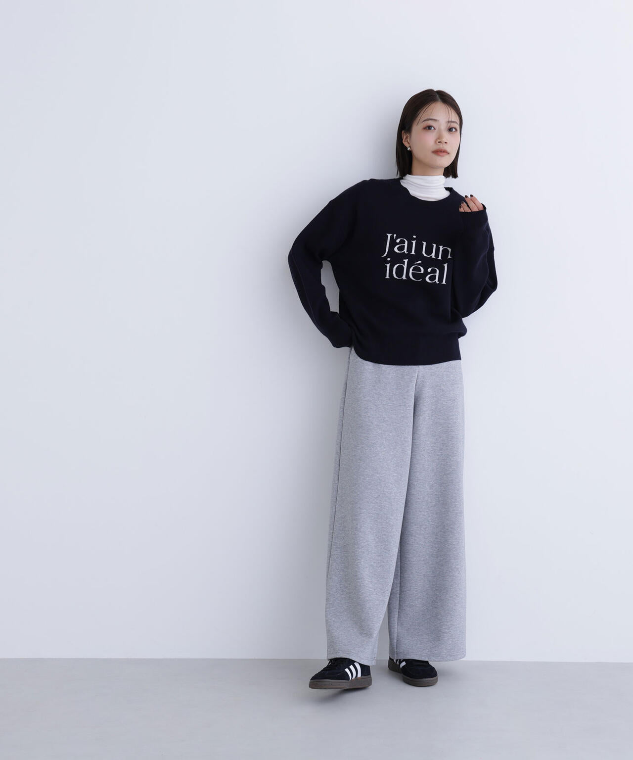 【Oggi掲載】ダブルジャガードロゴニット