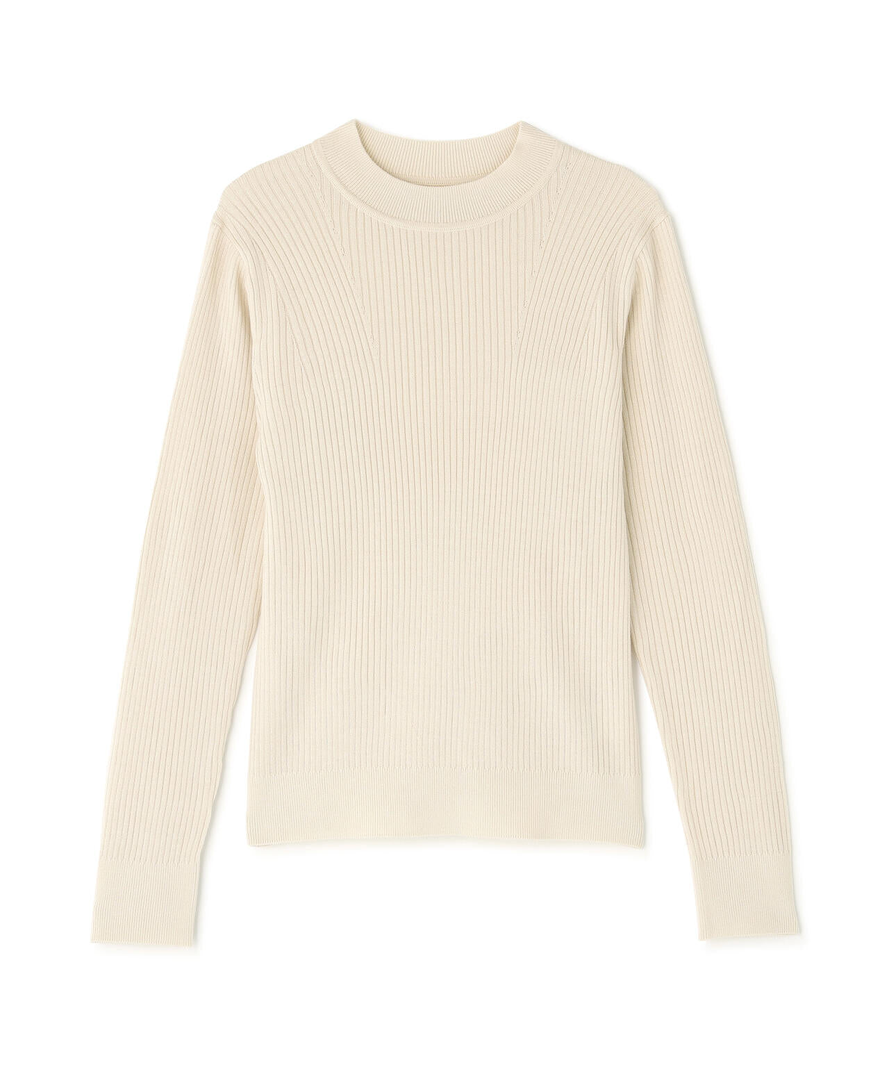 ウールブレンドニットシリーズ モックネック