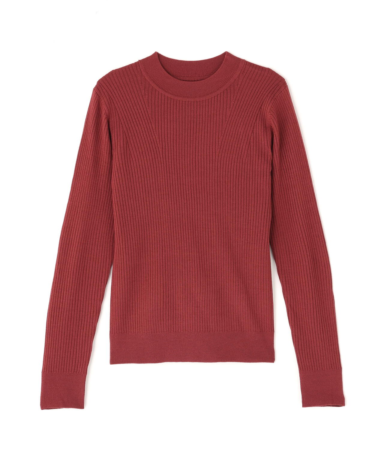 ウールブレンドニットシリーズ モックネック