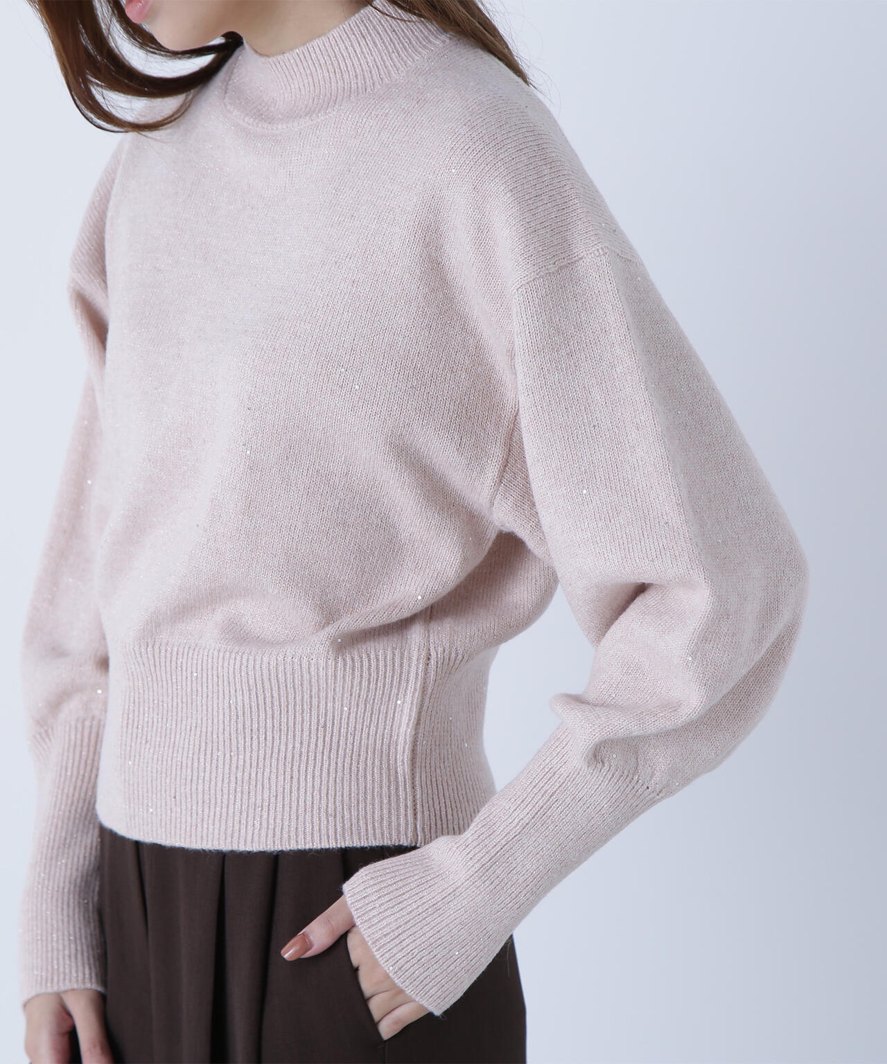 フラワースパンコールニット