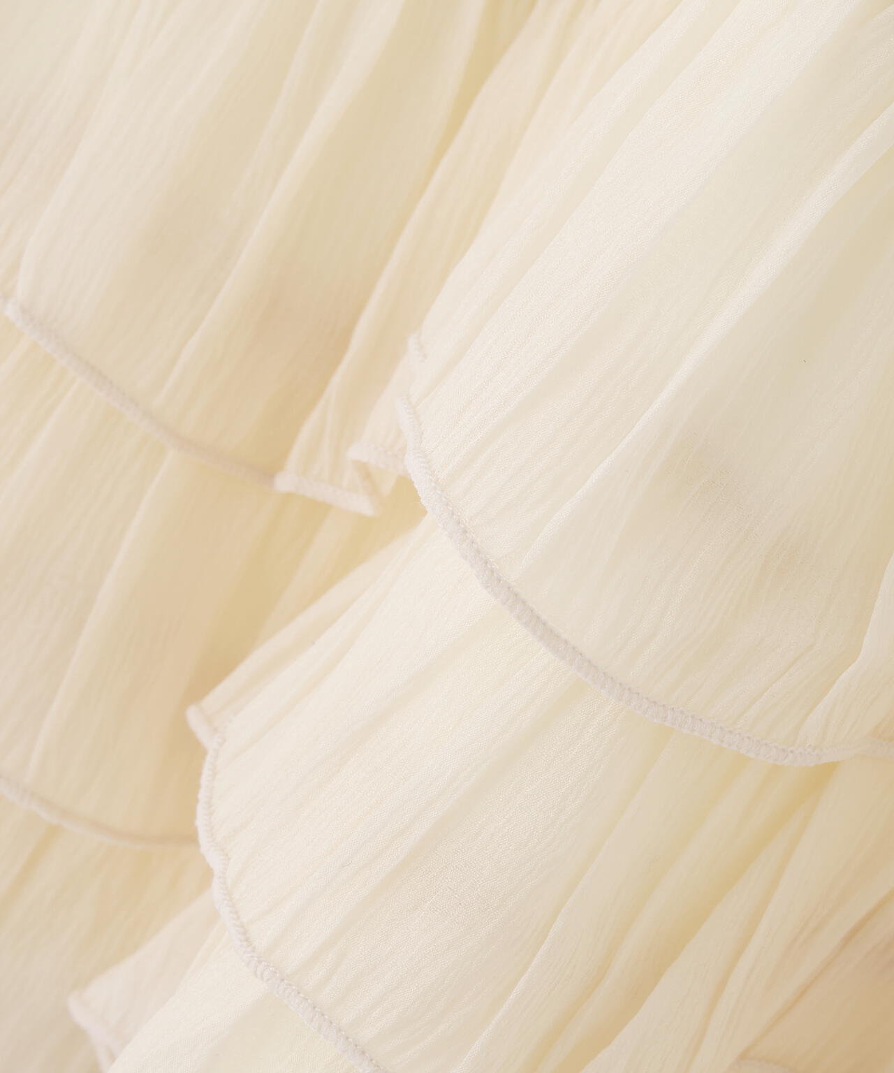 ヘムフリルドッキングニット