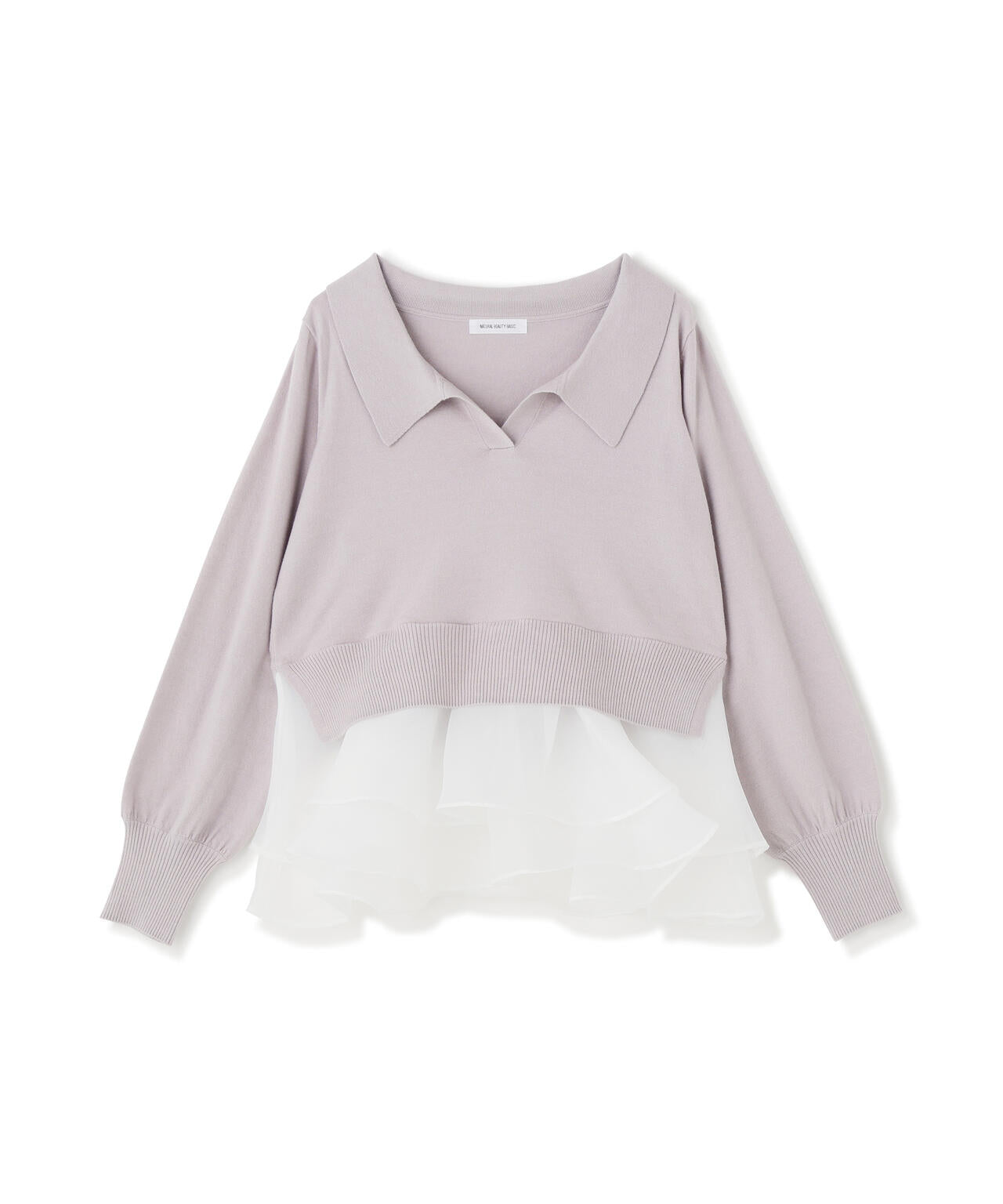 オーガンドッキングスキッパーニット