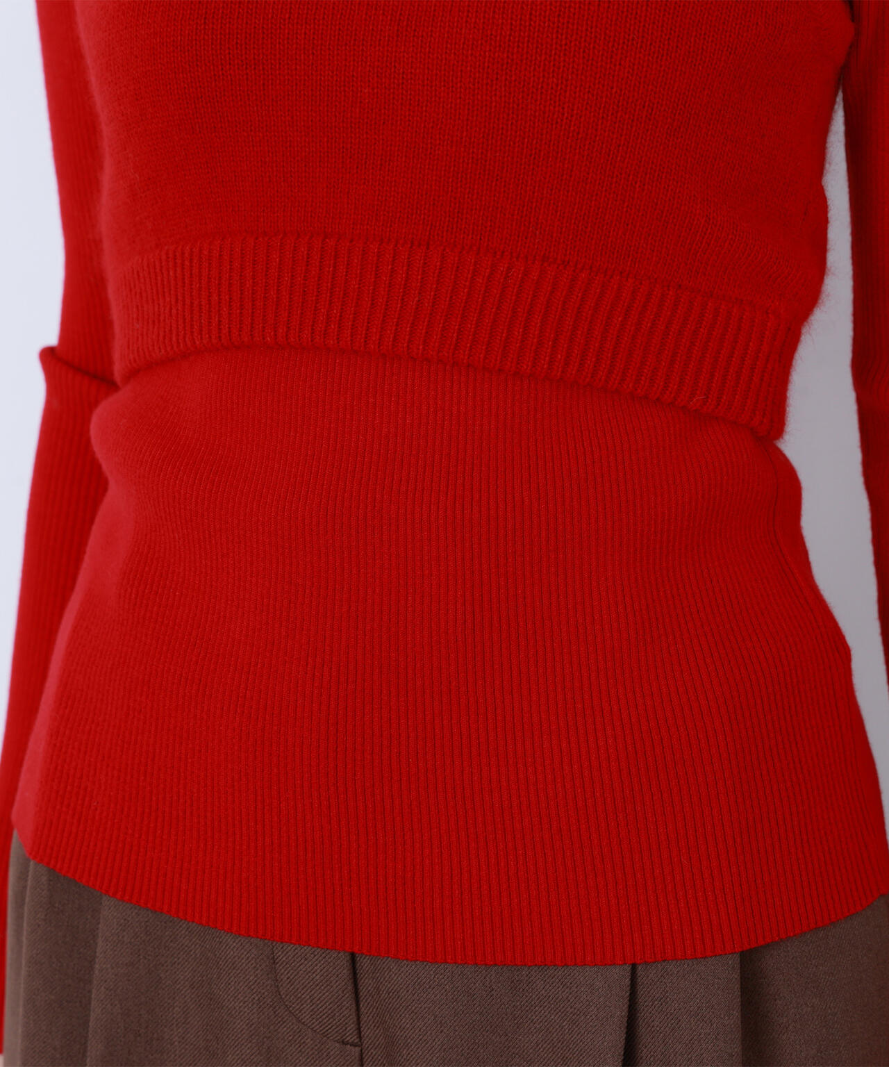 【BLANC】ビスチェレイヤードニット