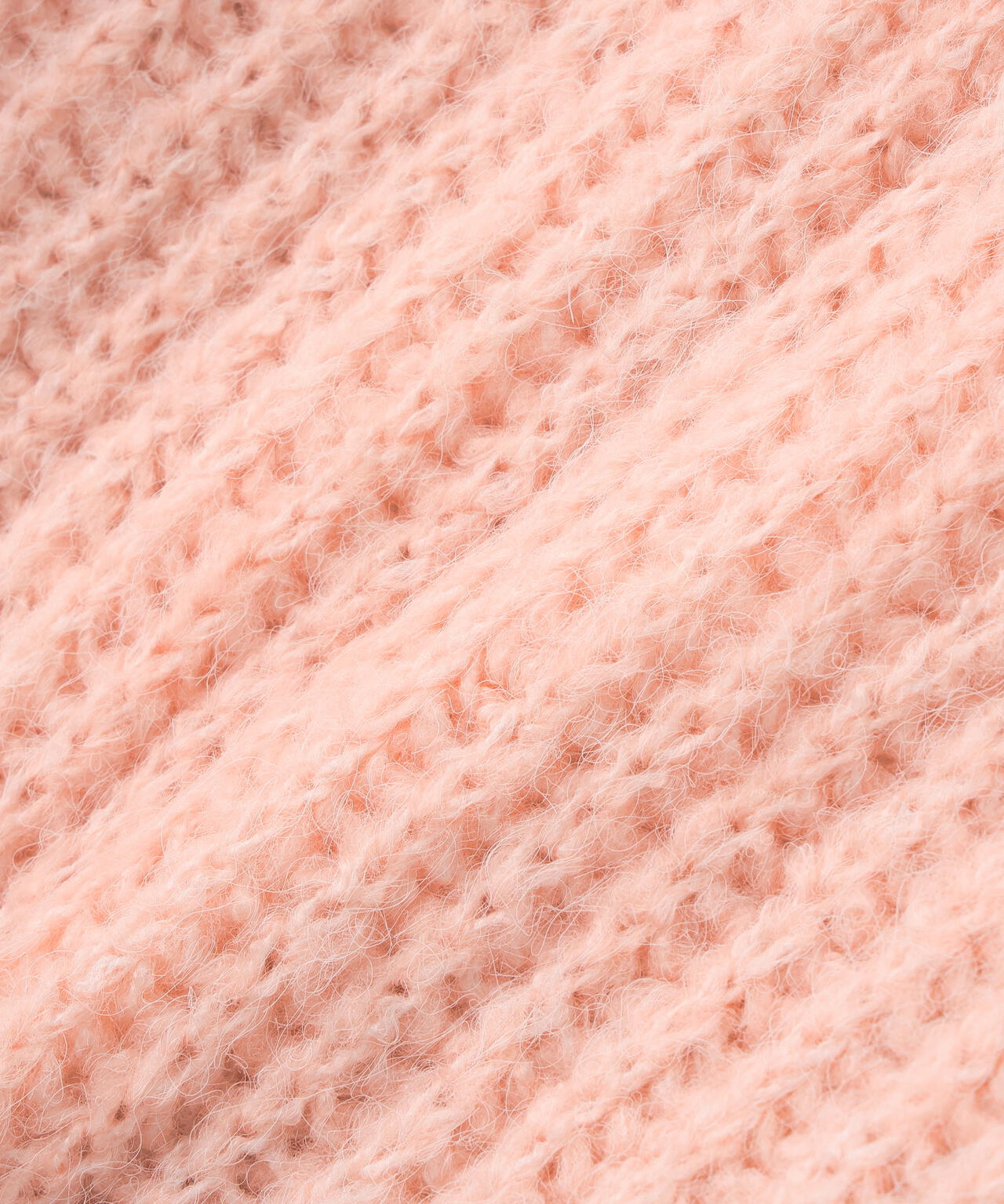 【BLANC】クロップドアゼフォルムニット