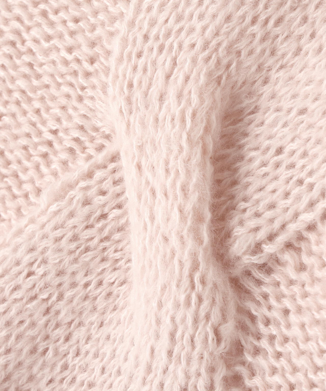 【Oggi掲載】クロップドビッグケーブルニット