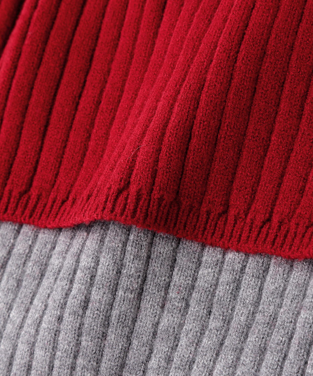 レイヤードライクスキッパーニット