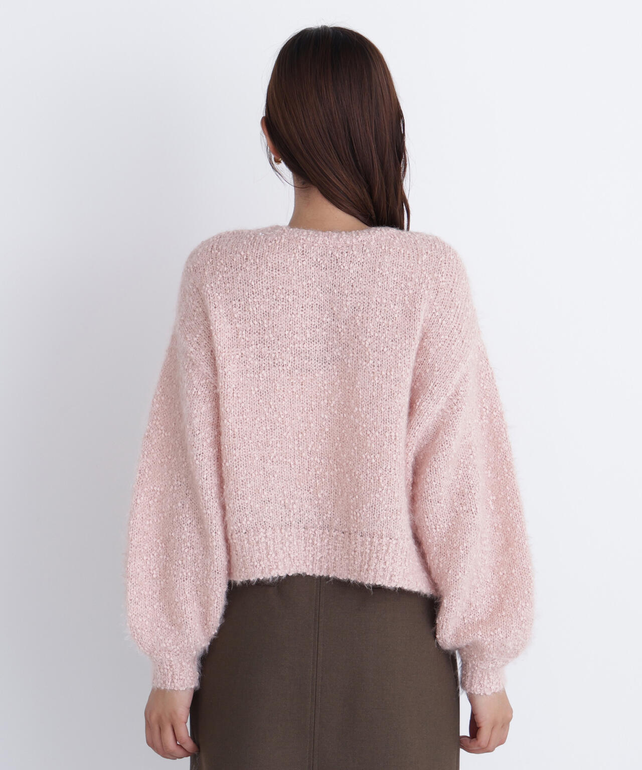 フェザーネップニット