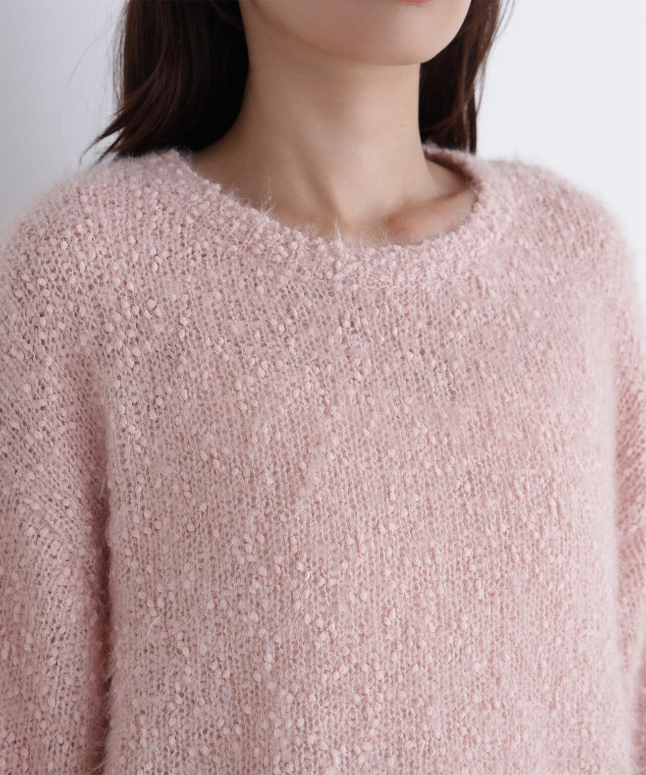 フェザーネップニット