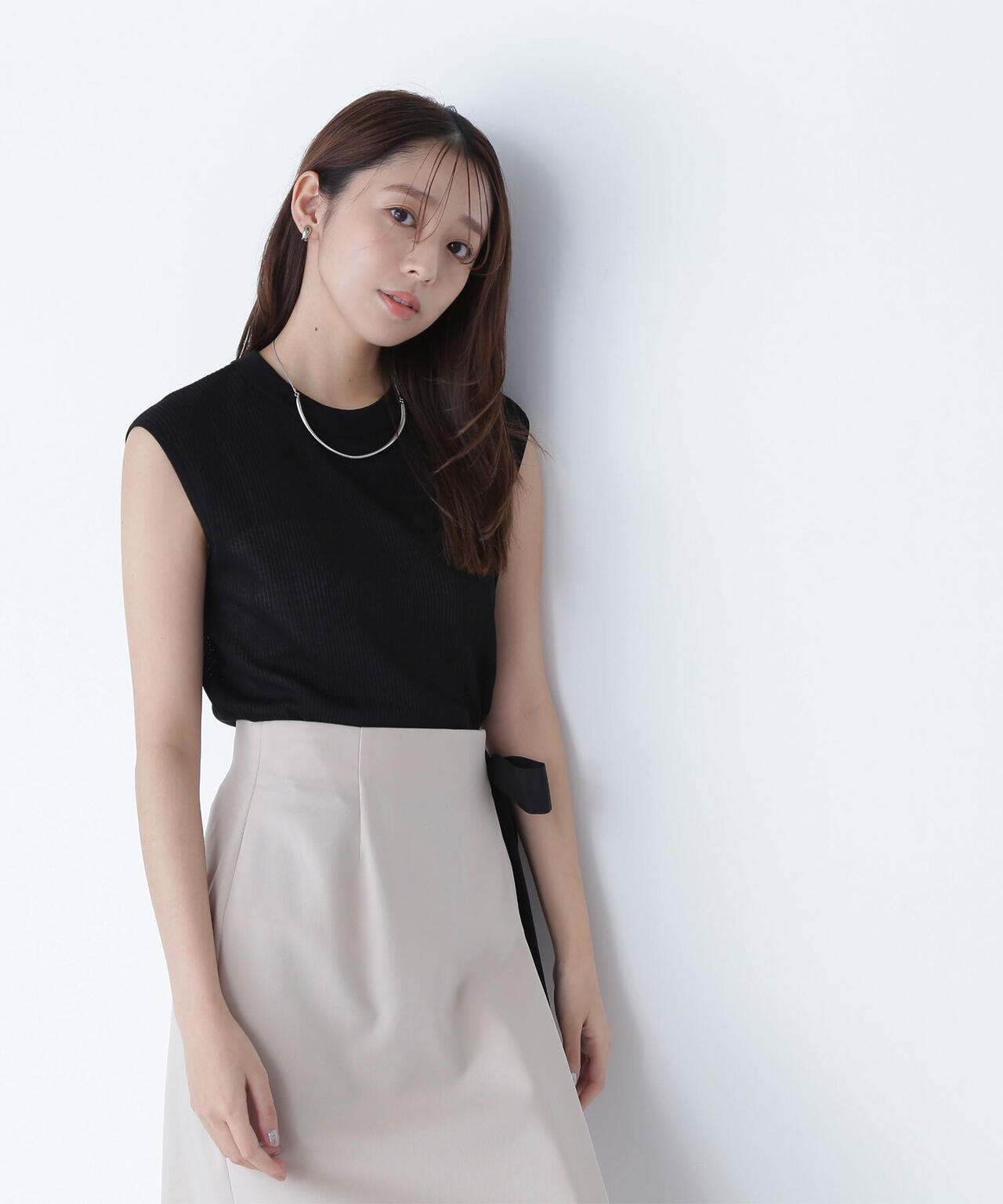 【Oggi掲載】シアーリブニット