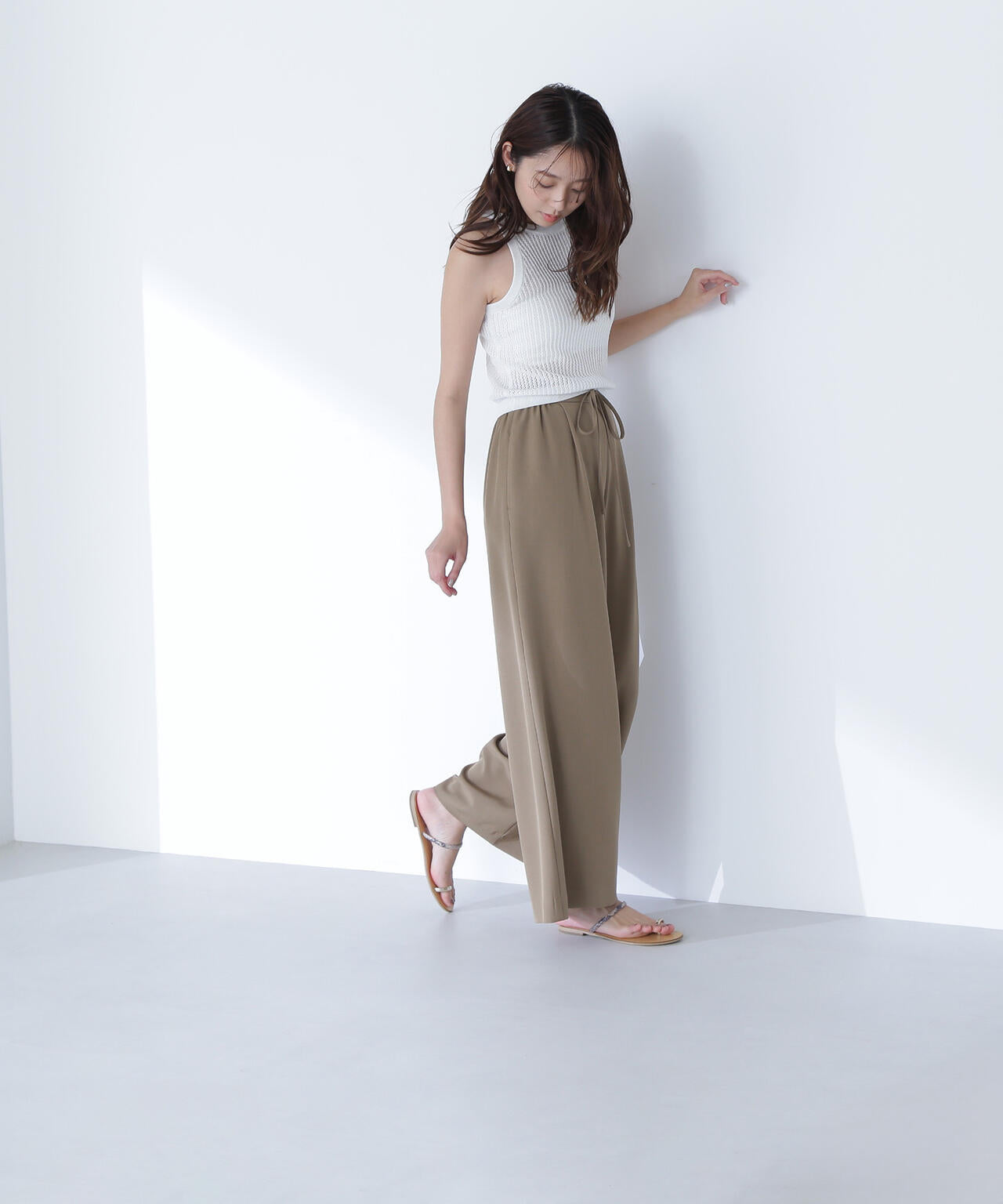 【THINK BEAUTY】スパンコールアメスリニット*