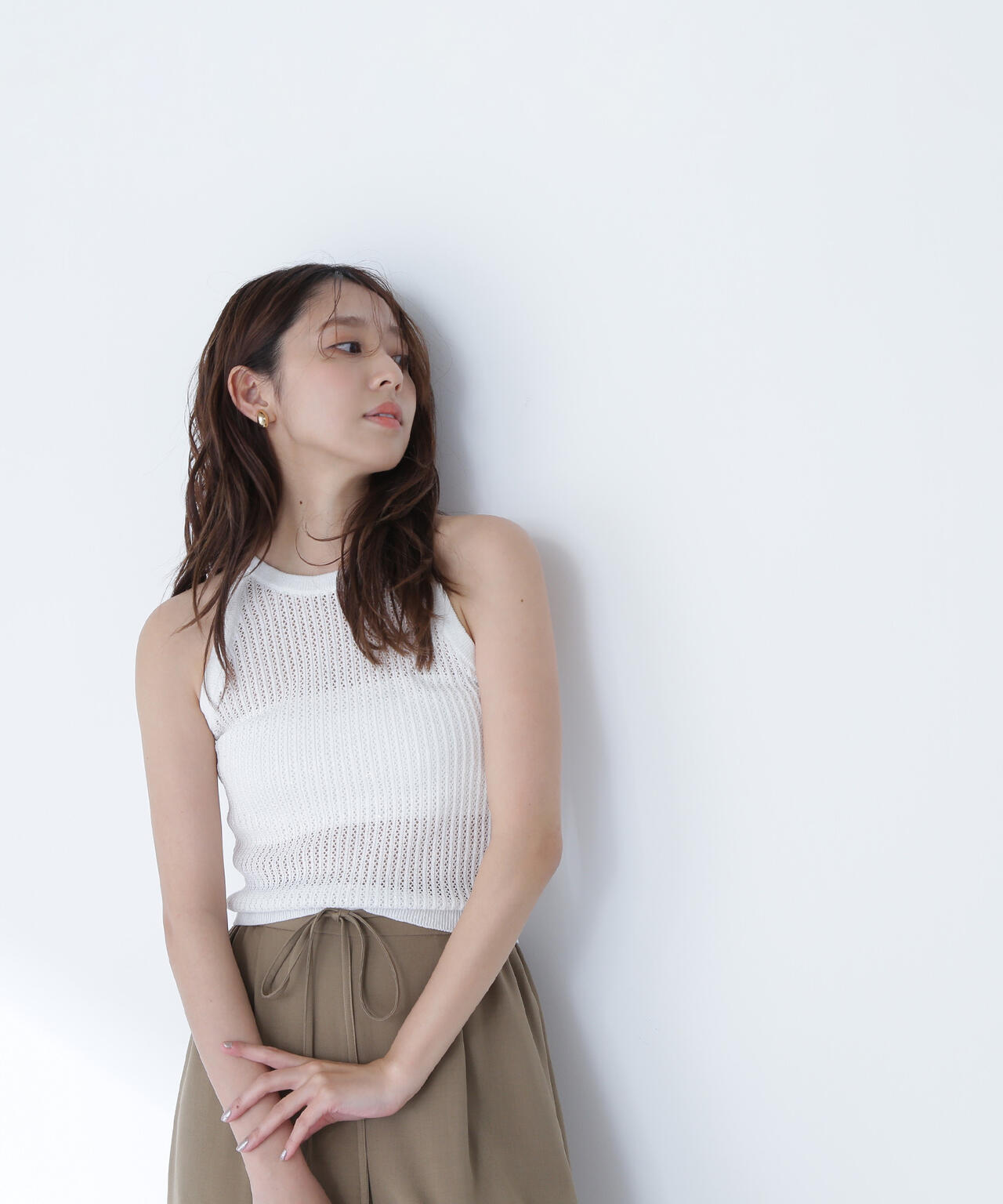 【THINK BEAUTY】スパンコールアメスリニット*
