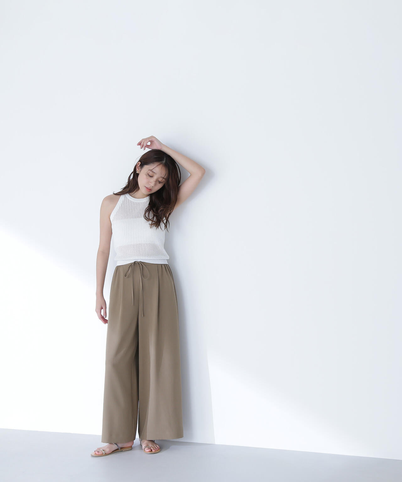 【THINK BEAUTY】スパンコールアメスリニット*
