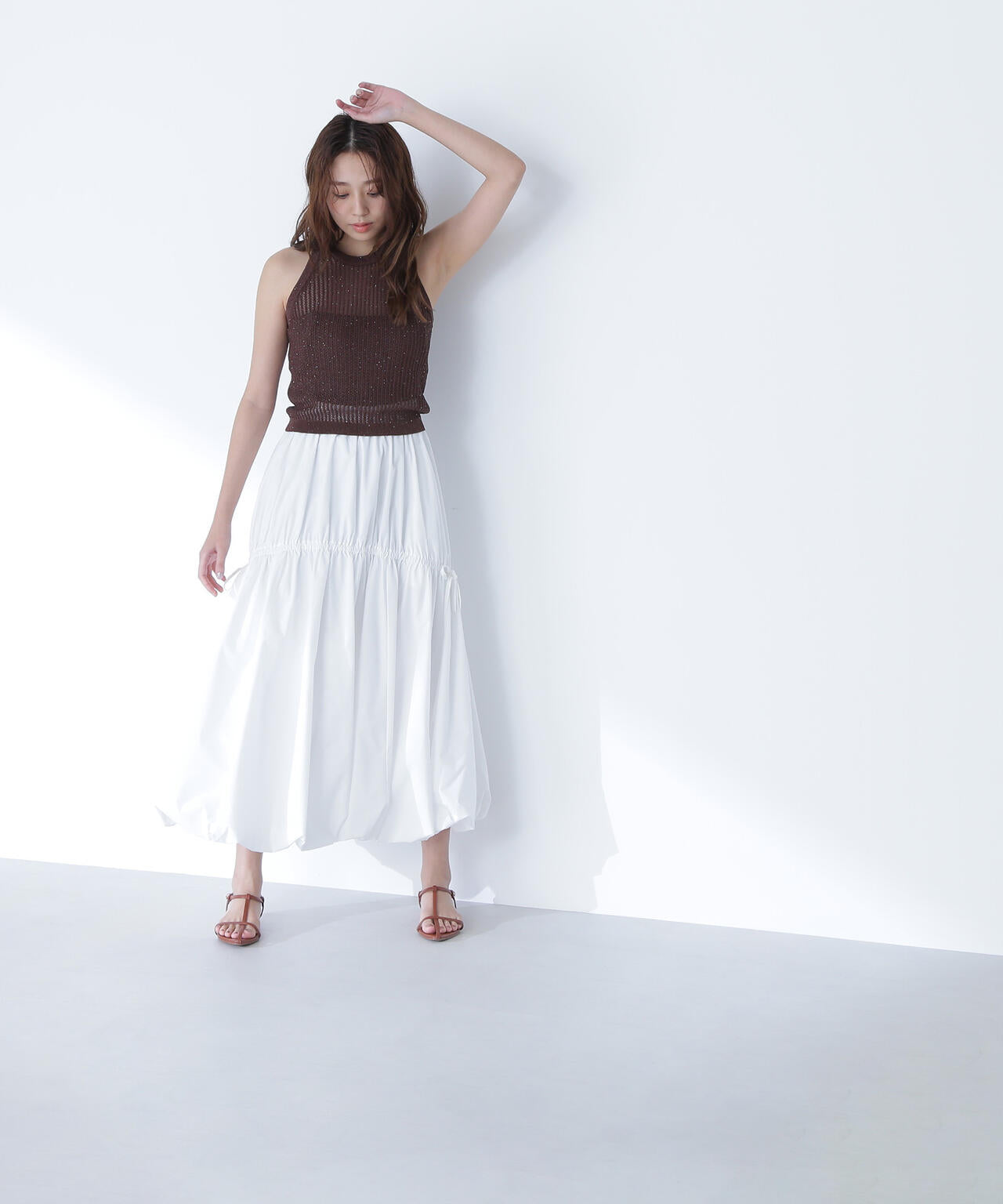 【THINK BEAUTY】スパンコールアメスリニット*