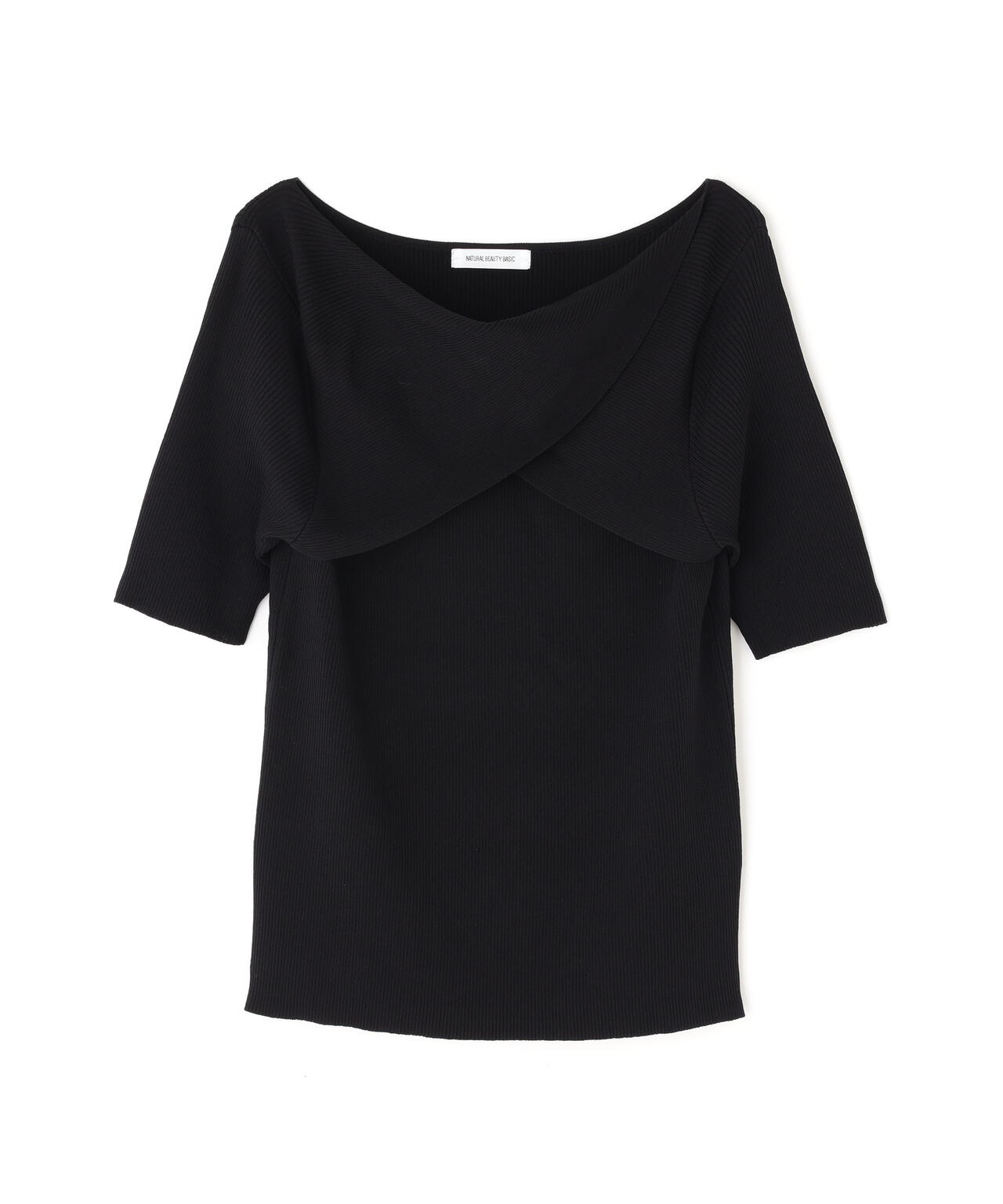 ツイストドレープニット