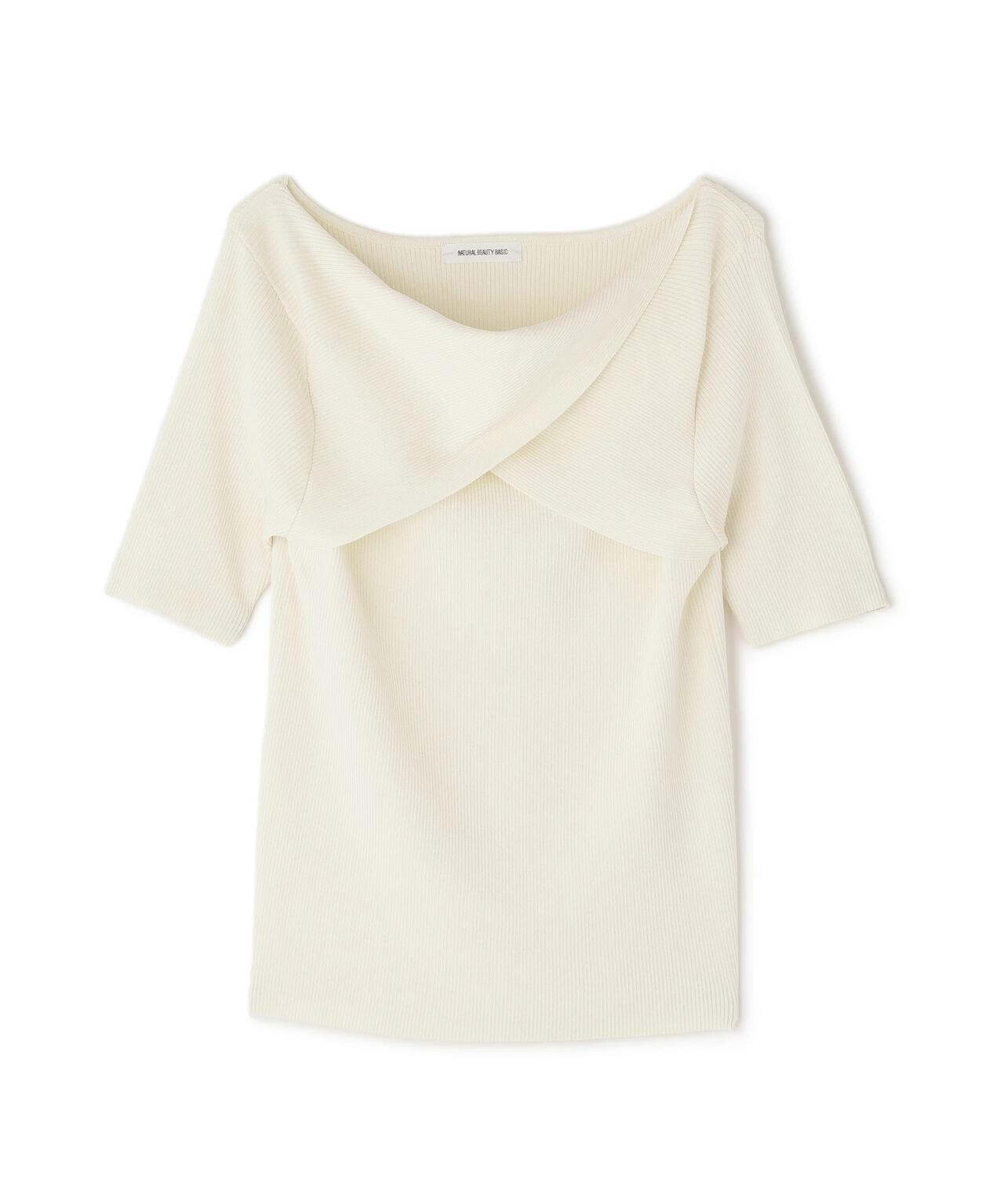 ツイストドレープニット