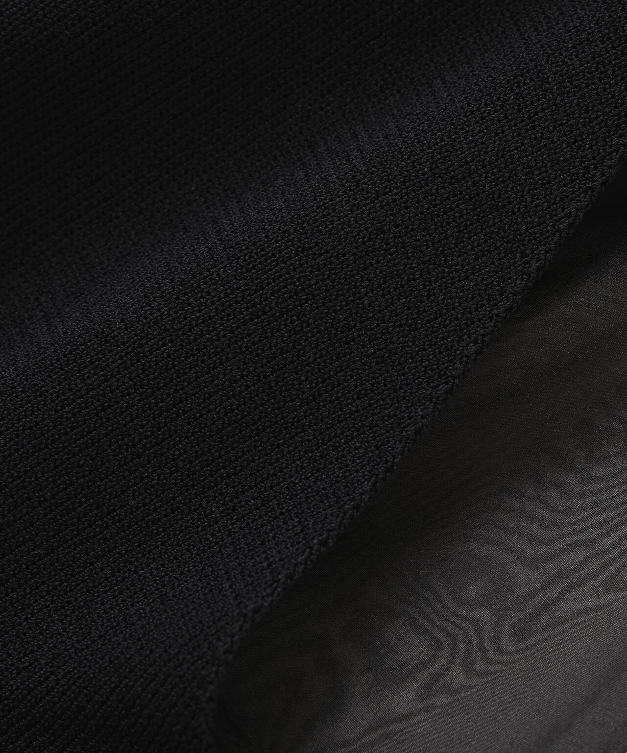 シアーレイヤースリーブニット